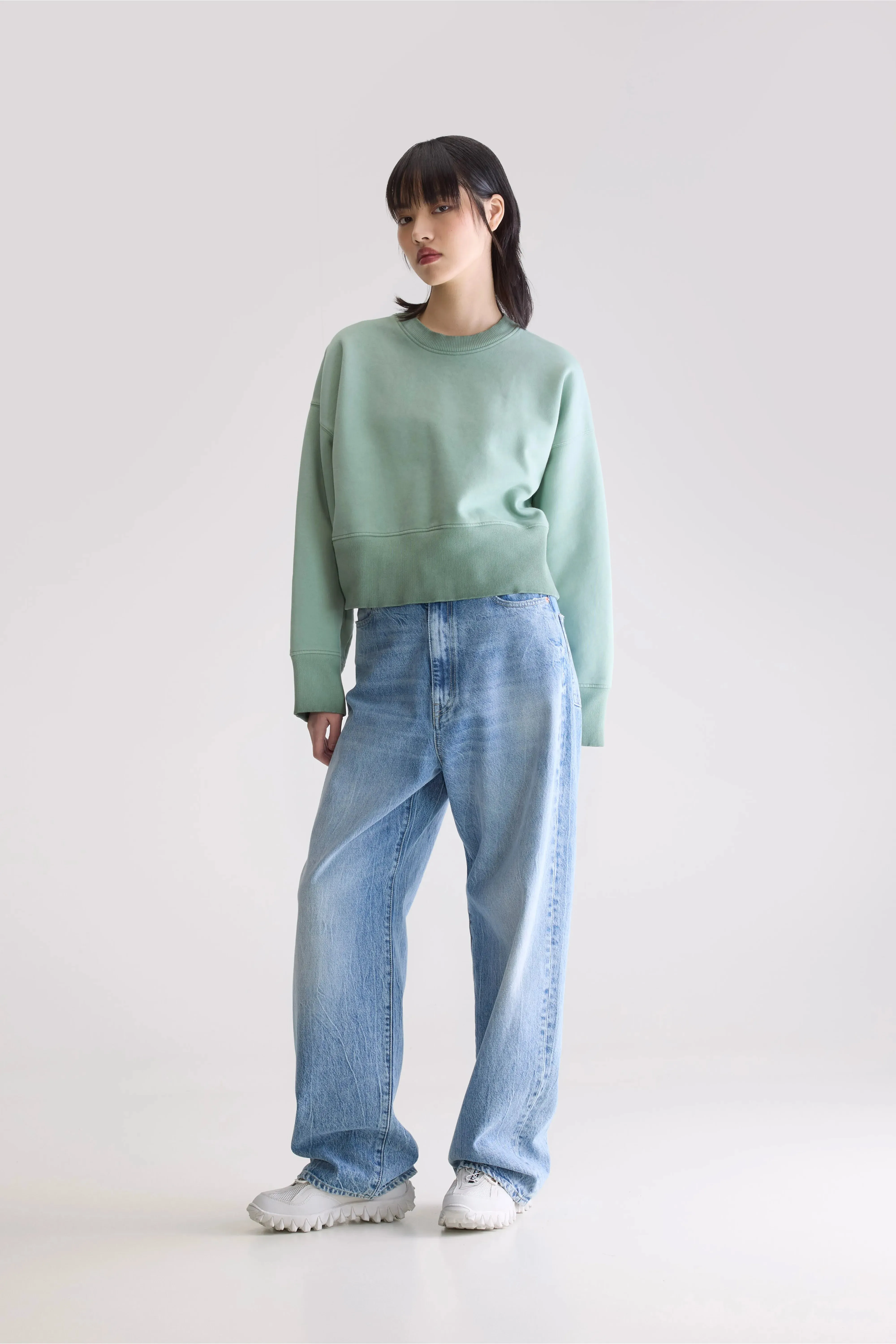Eye Catching Slenni crewneck sweatshirt (252 / W / EUCALYPTUS)