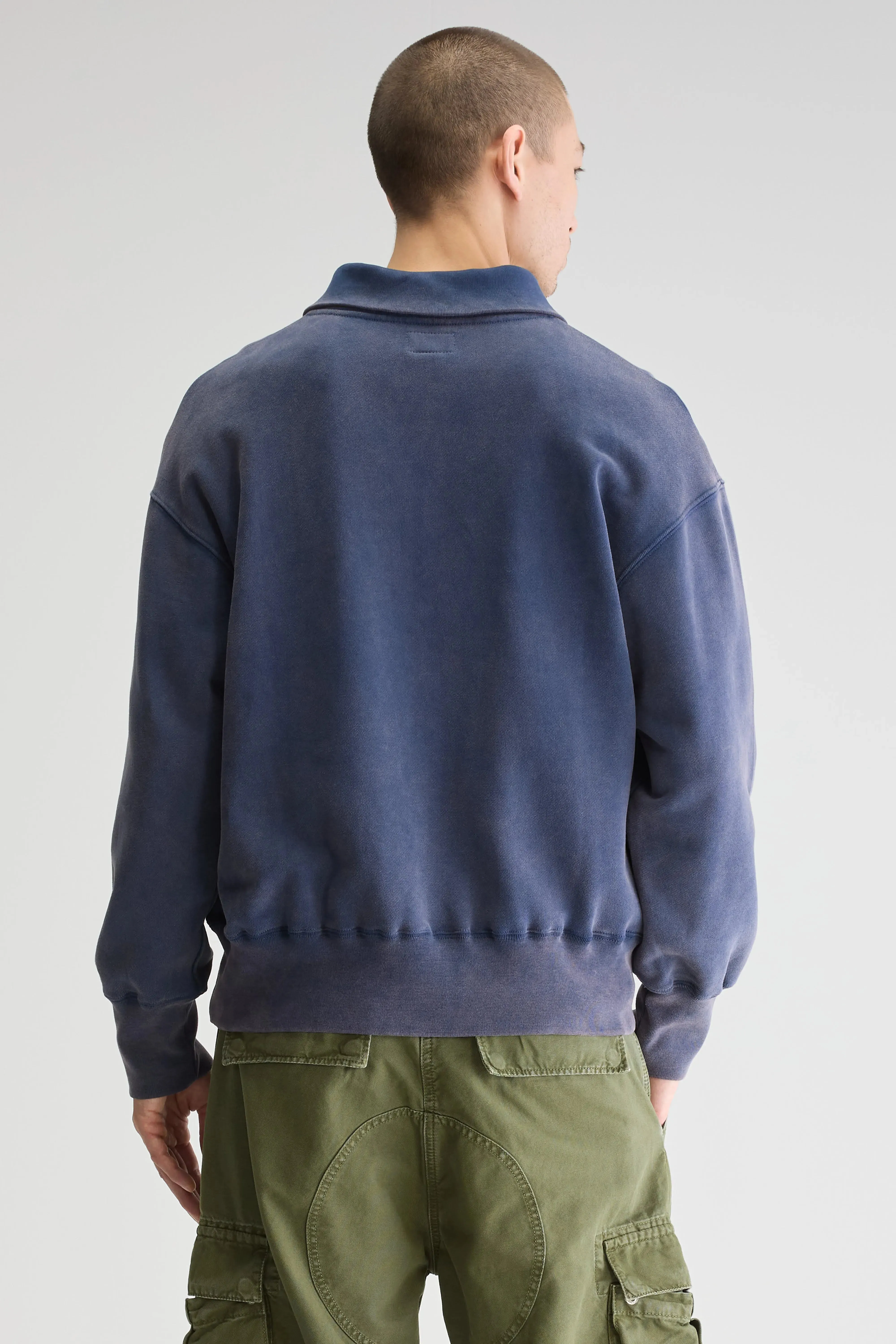 Faber half-zip sweatshirt (251 / M / REGAL BLUE) Beach Wear