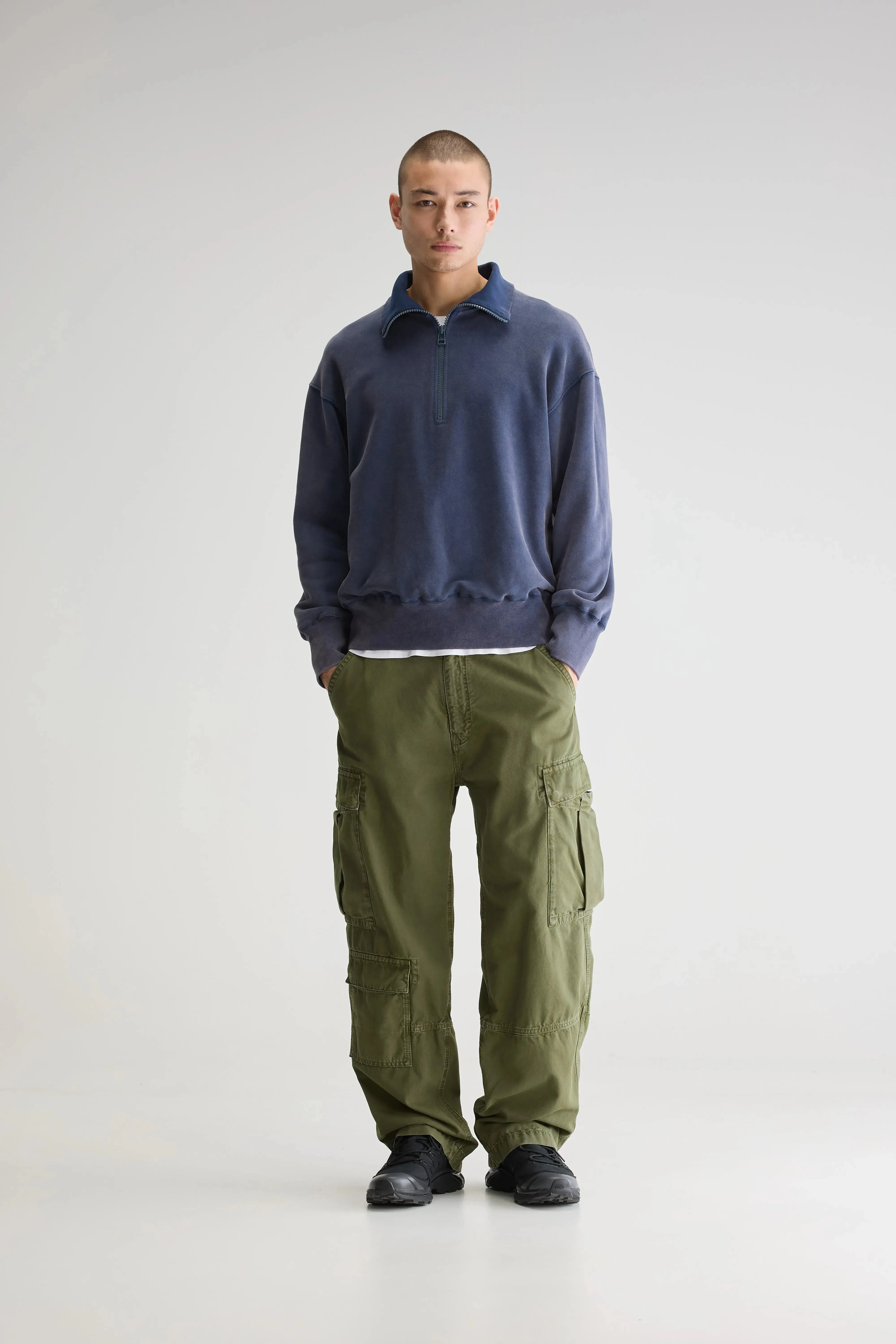 Faber half-zip sweatshirt (251 / M / REGAL BLUE) Beach Wear
