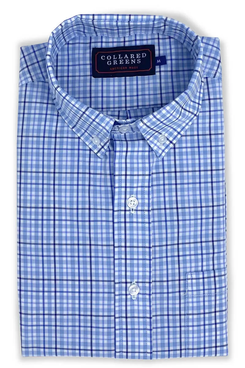 fabric tale Dillwyn: Brookline Button Down Shirt - Blues