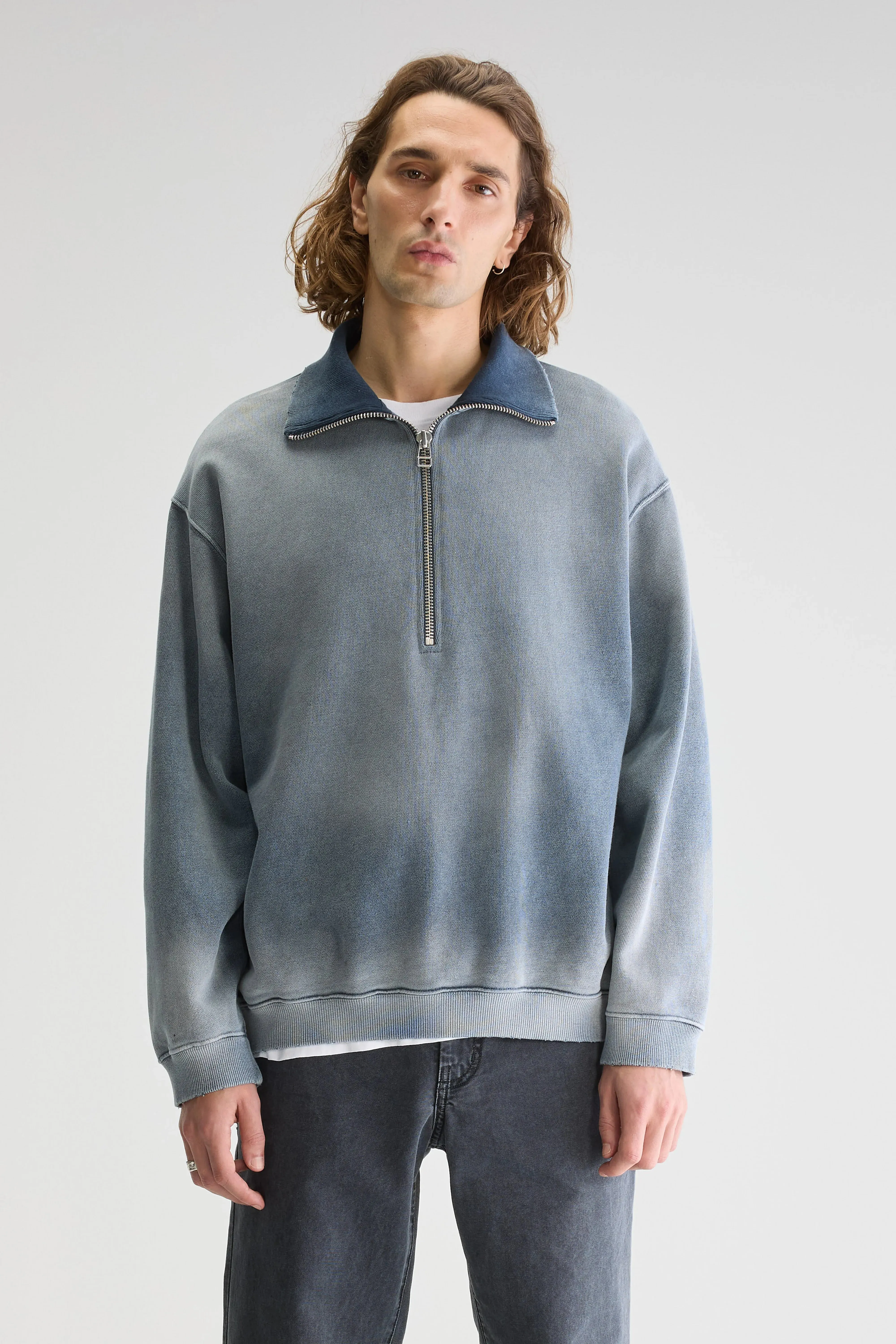 Fabro half-zip sweatshirt (251 / M / NAVY) Casual tops