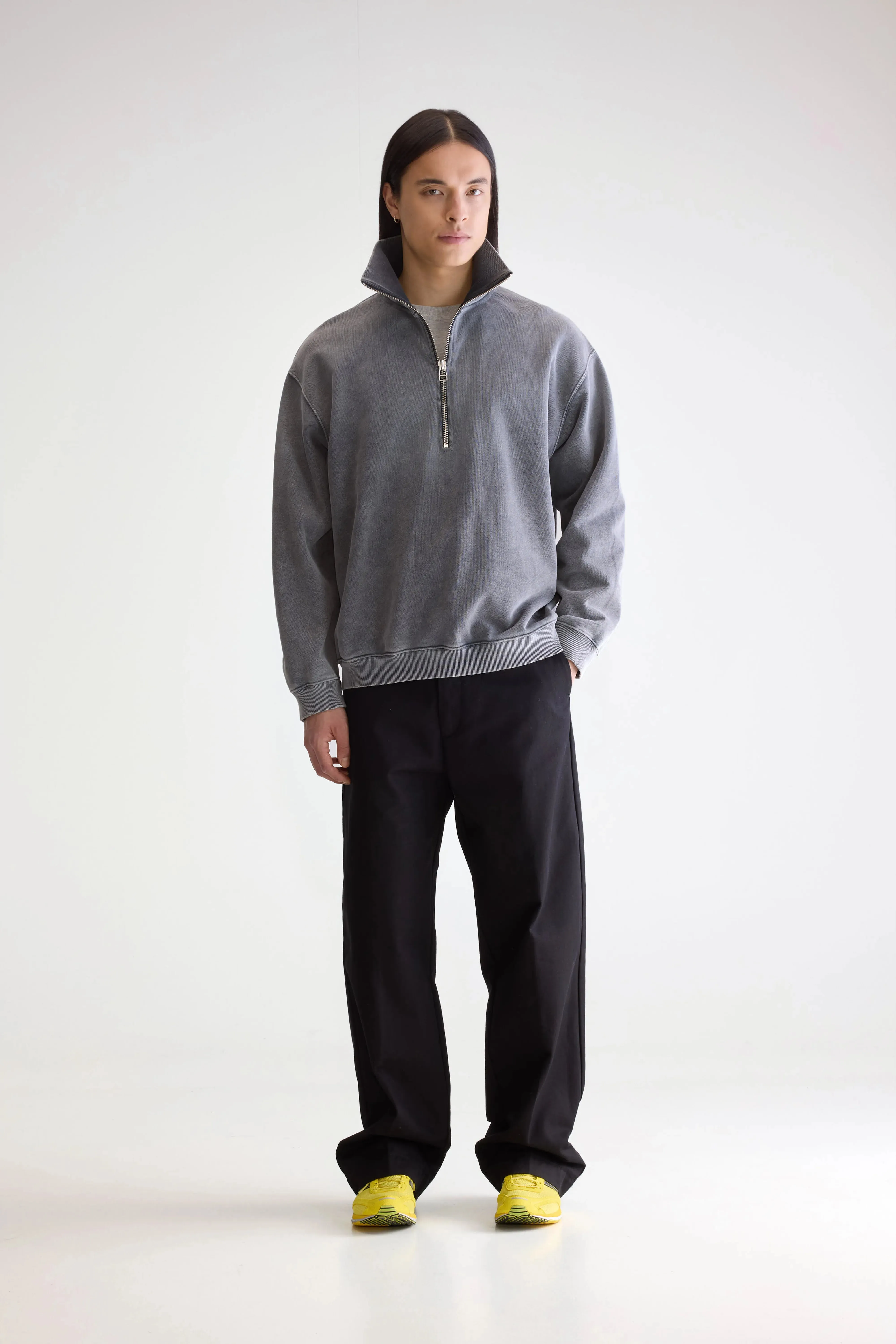 Fabro half-zip sweatshirt (252 / M / BLACK BLUE) Core Warmth