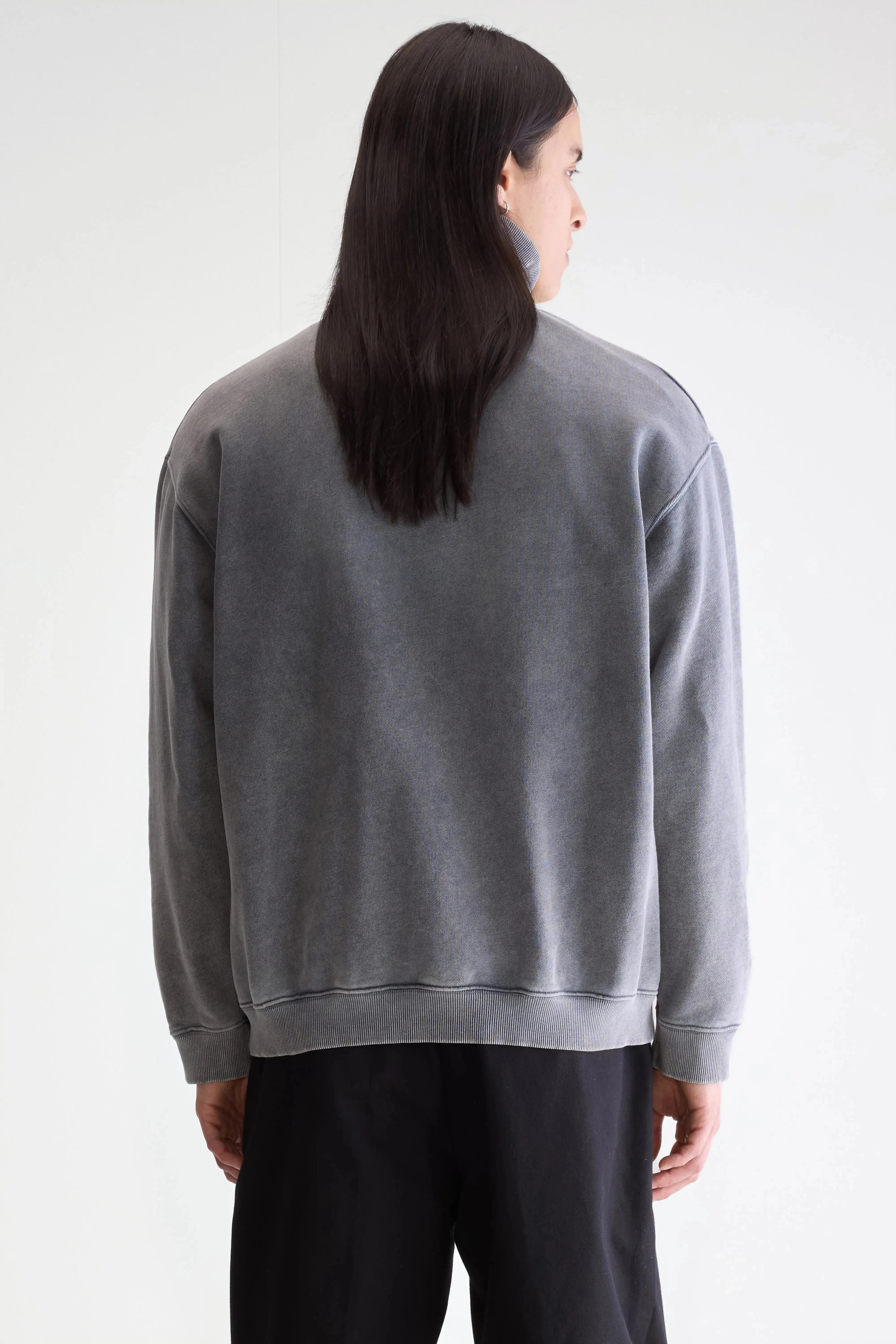 Fabro half-zip sweatshirt (252 / M / BLACK BLUE) Core Warmth