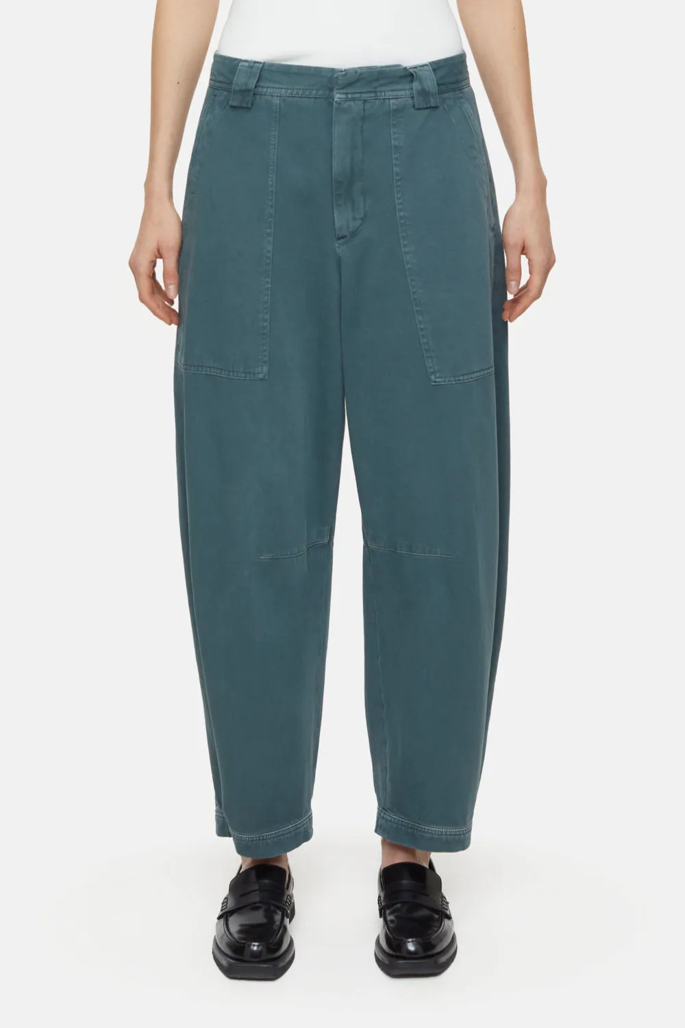Fade Look Rhannon Pini Green Heritage Pants