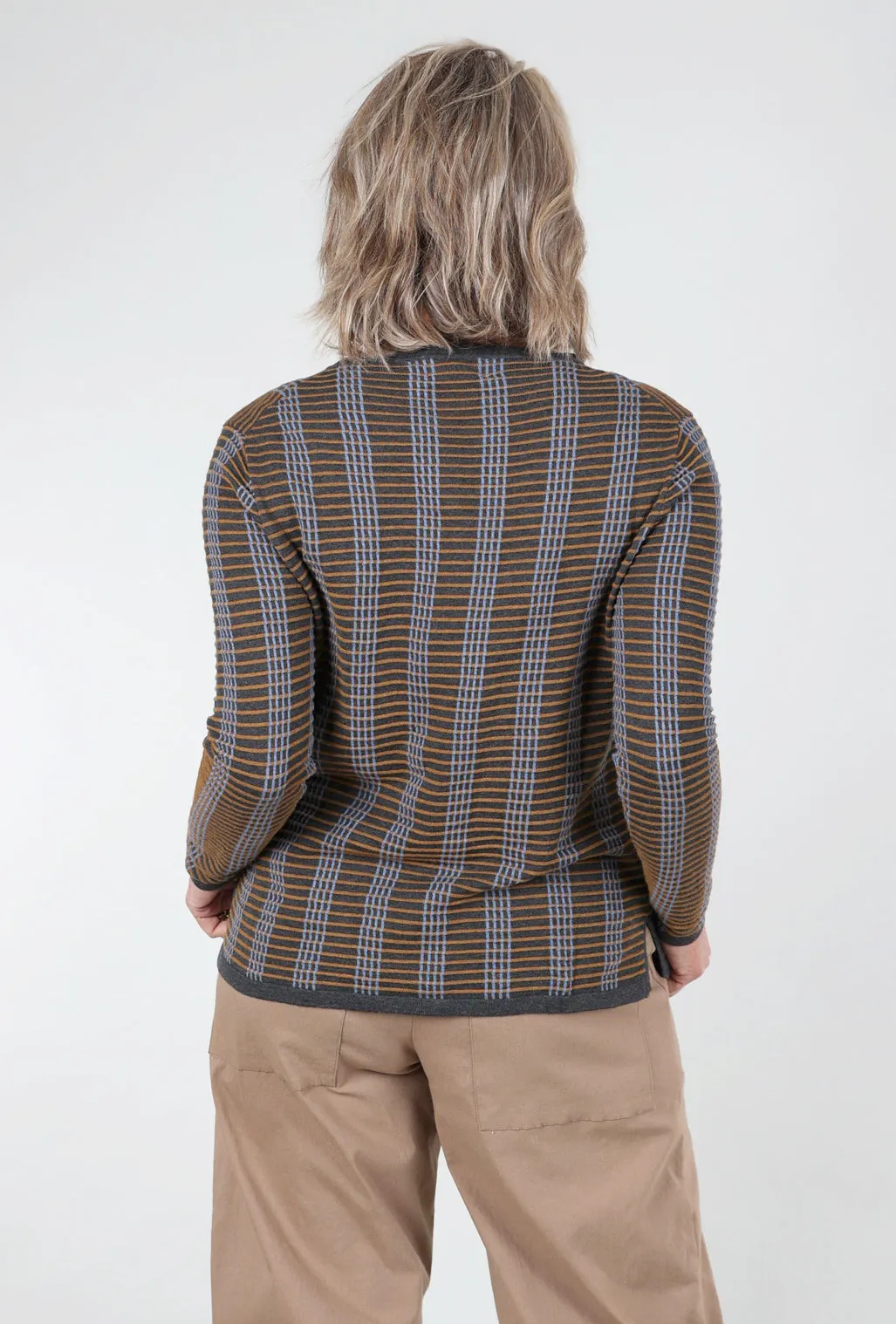 Fafa Sweater, Charcoal slim cut