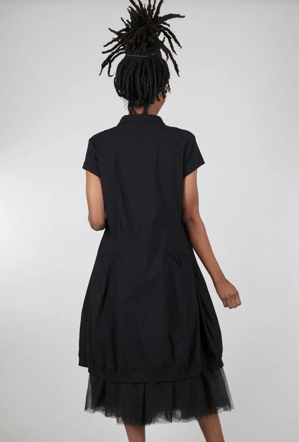 Fair trade A Zip Dress, Black