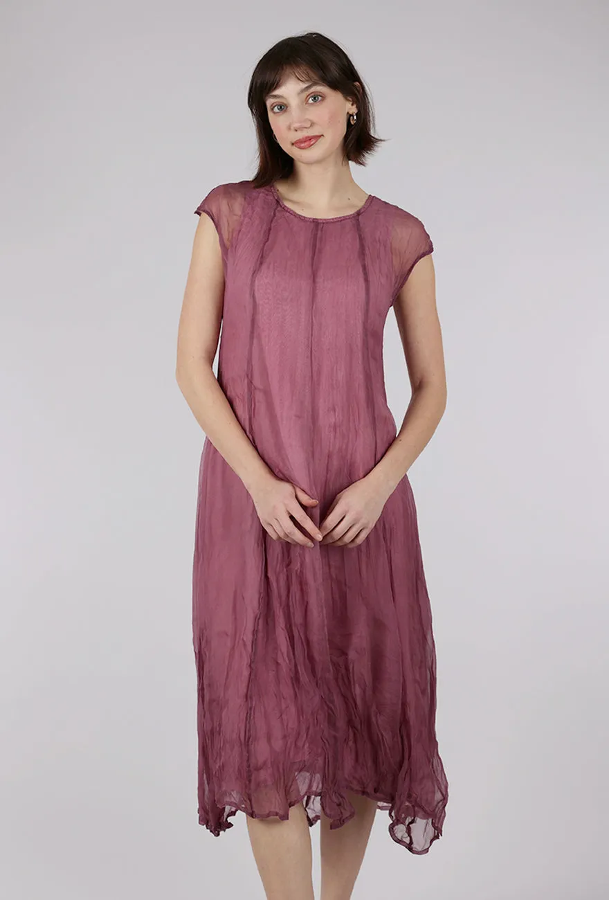 Floating Overlay Dress, Orchid Pure Elegance