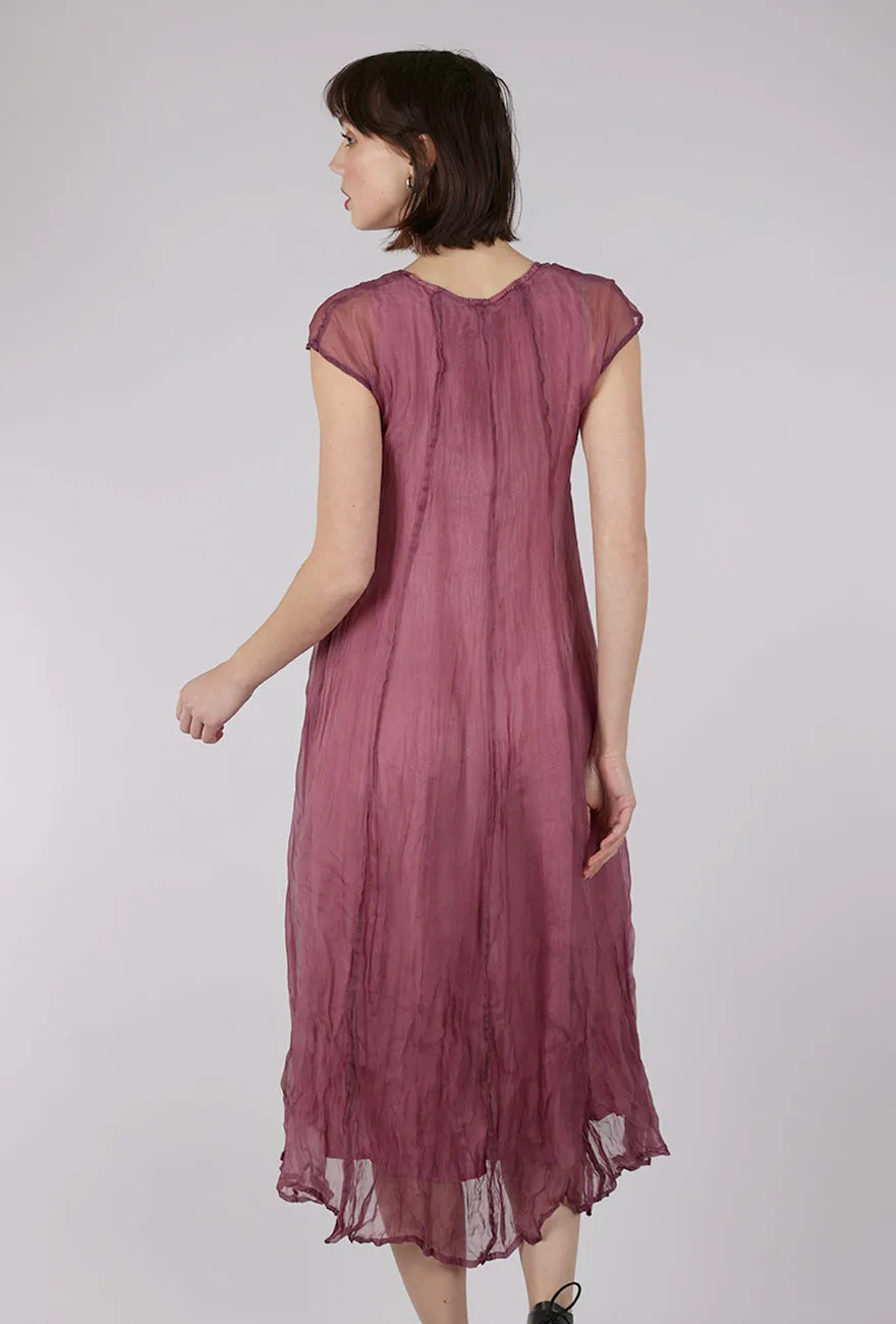 Fancy Goods Floating Overlay Dress, Orchid
