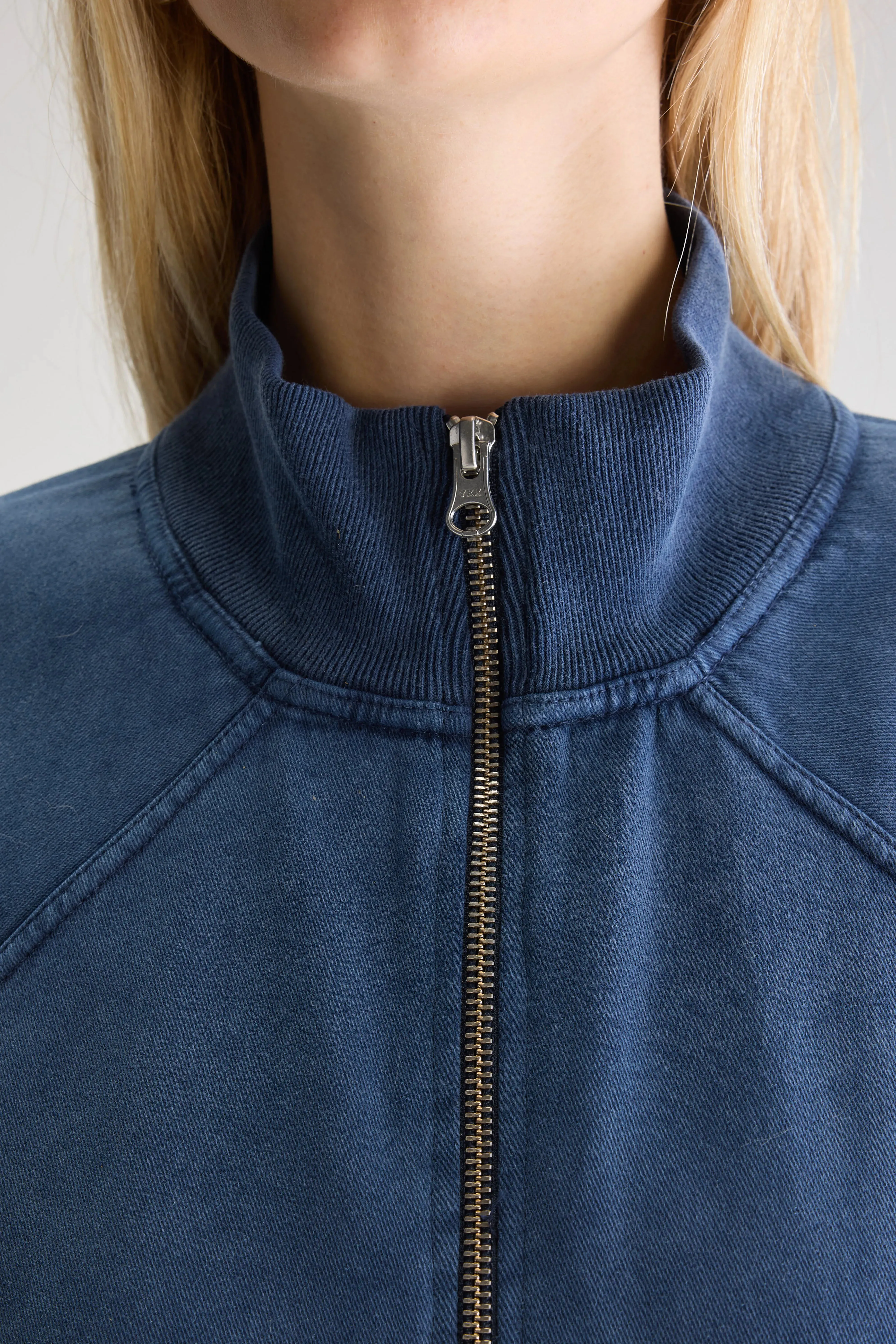 Fanty zip-front sweatshirt (251 / W / INK) Layer Sleek