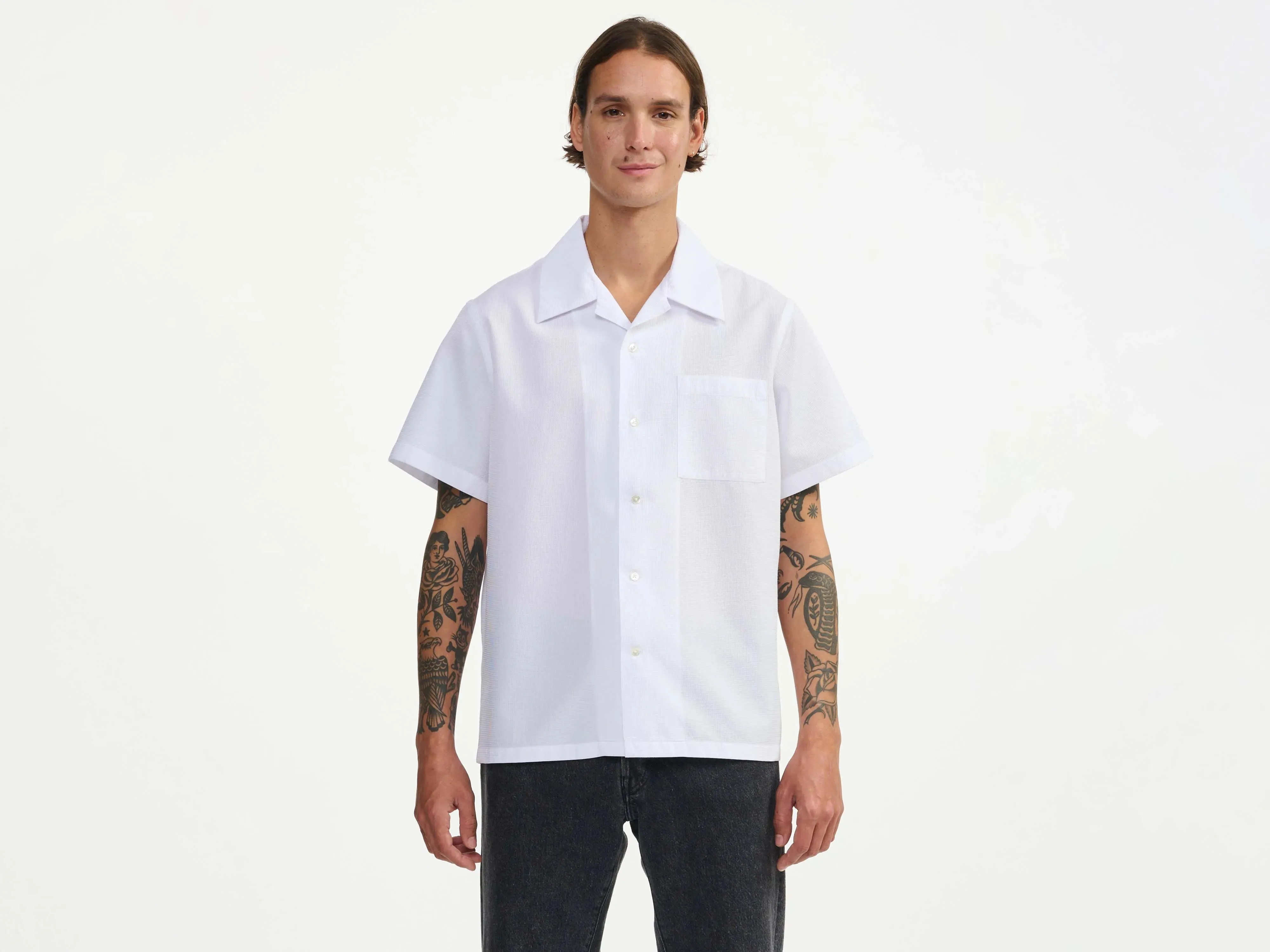 Soft Outfit Comfortable Feel faraway shirt (241 / M / WHITE)