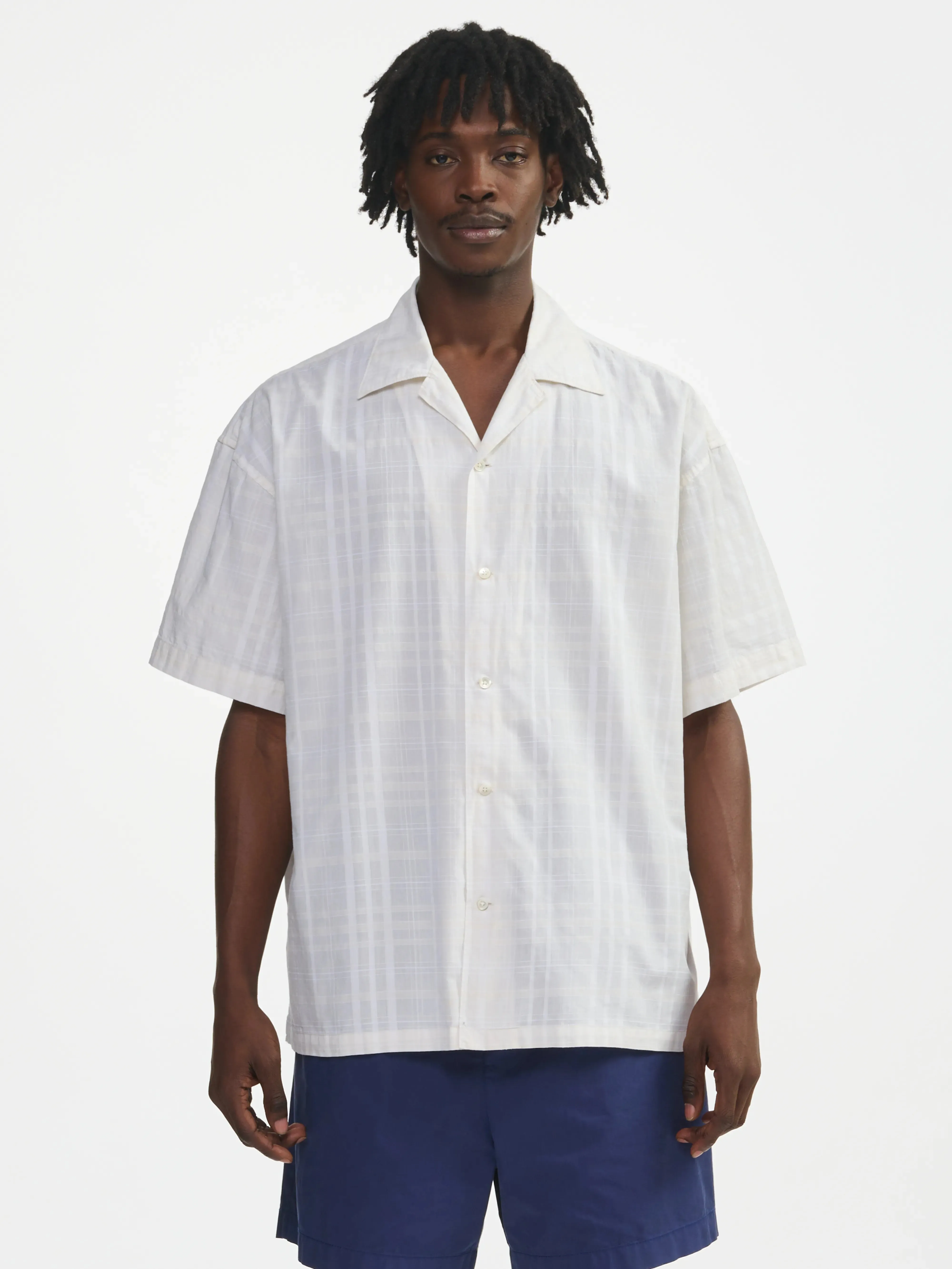 Fashion Essential flare shirt (241 / M / CHECK A)