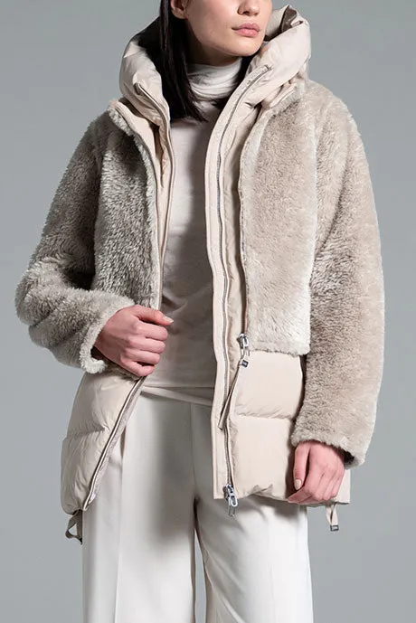Fashion Forward Flake Teddy Coat