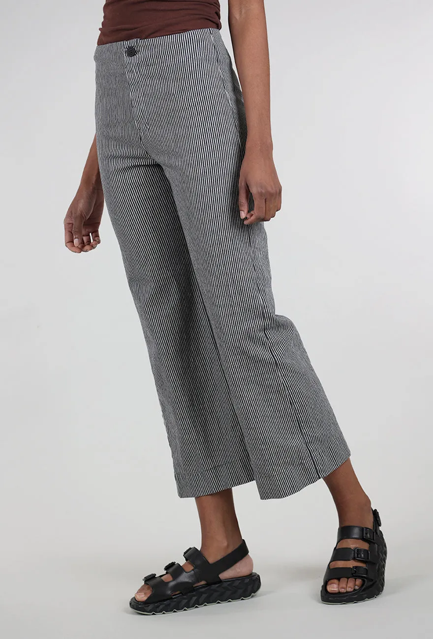 Fashion Stretch Railroad Knack Pant, Oyster Stripe