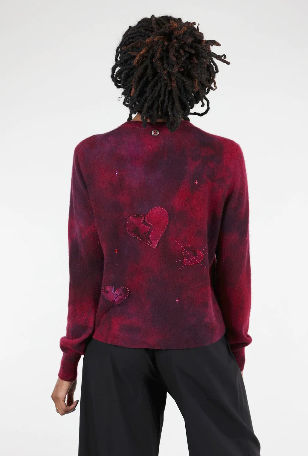 Feint Decon V Cardie, Rouge Quiet Look