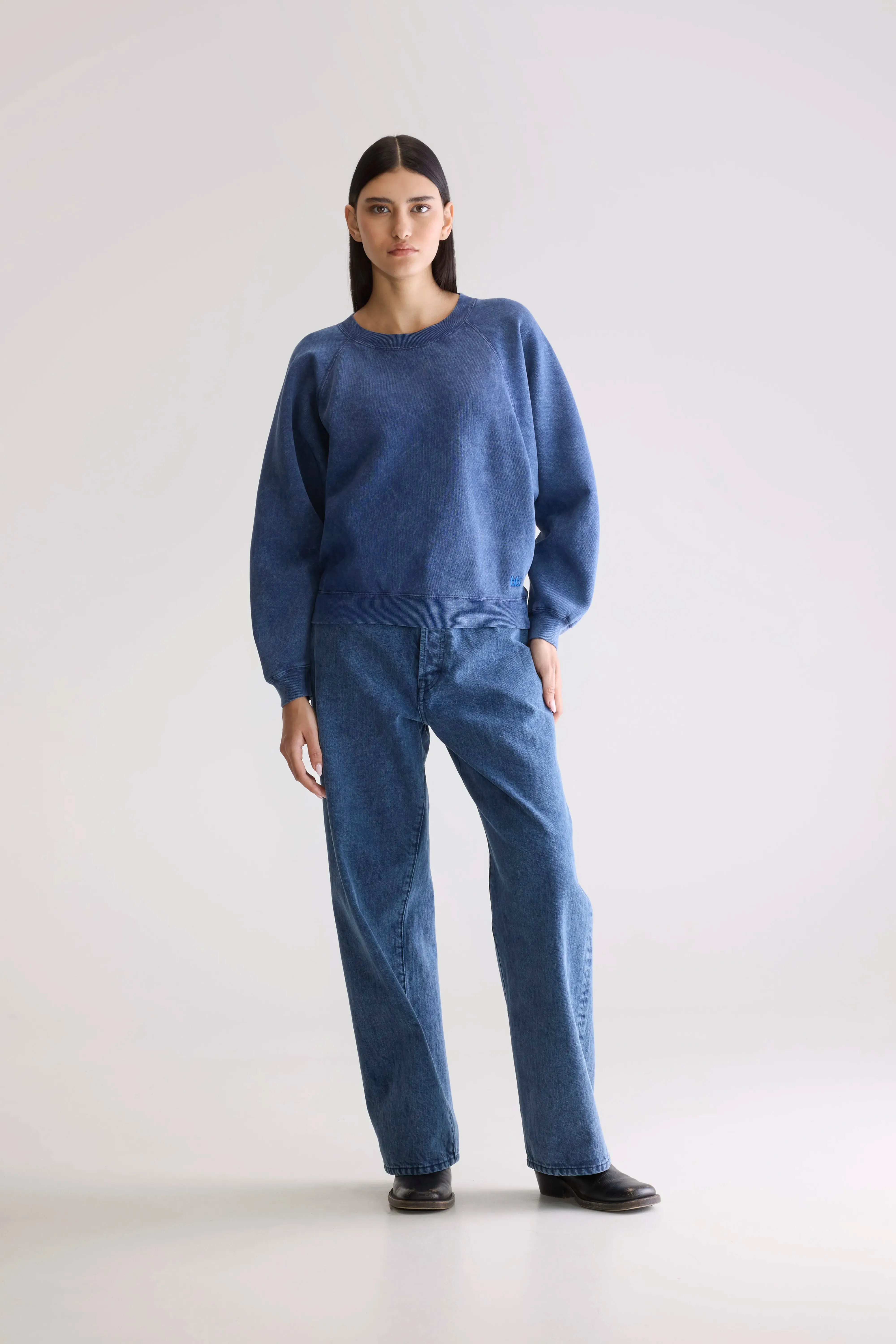Fella relaxed sweatshirt (252 / W / BLUES) Timeless Essential Comfort