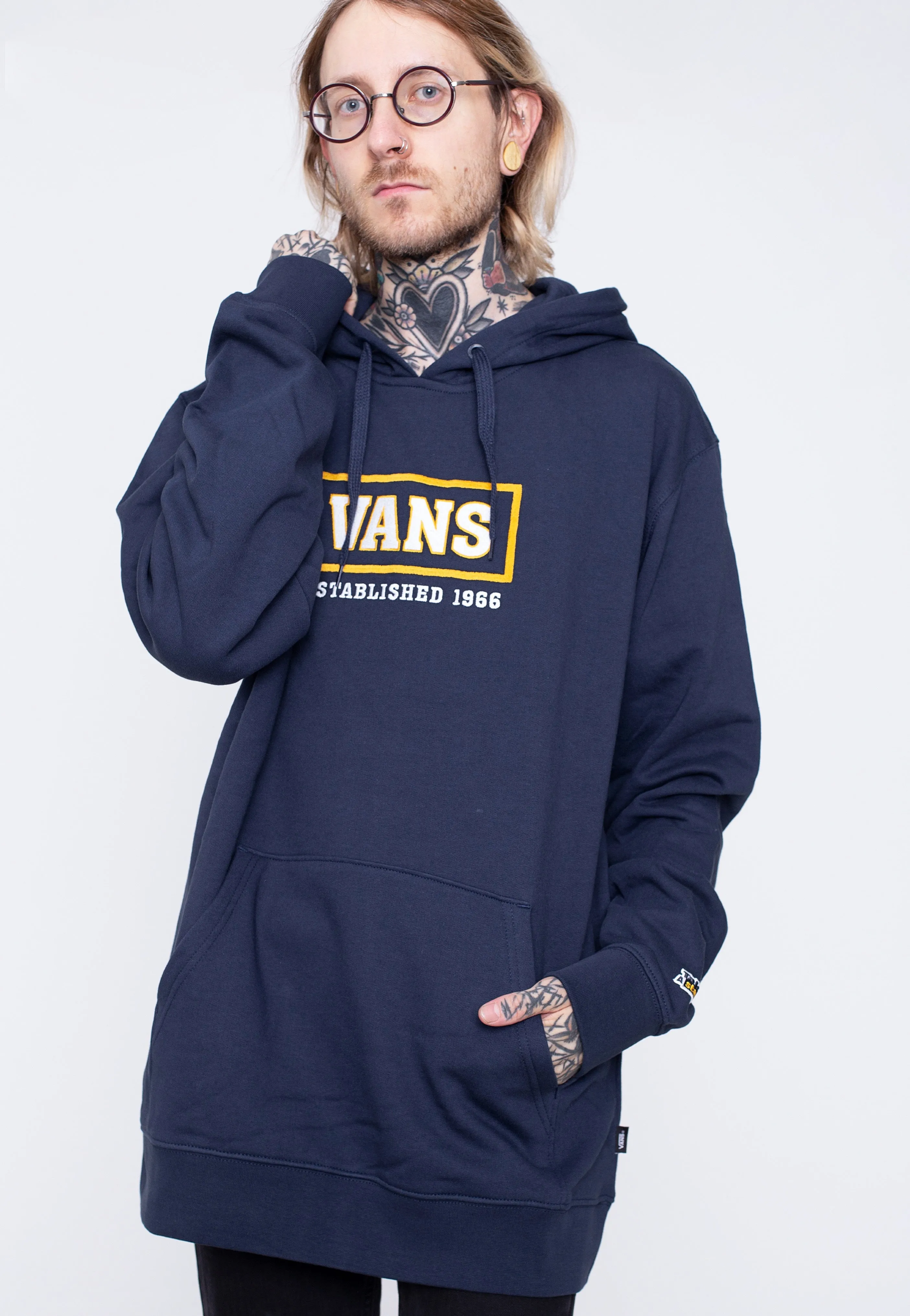 quick dry Vans - Take A Stand II Dress Blues - Hoodie
