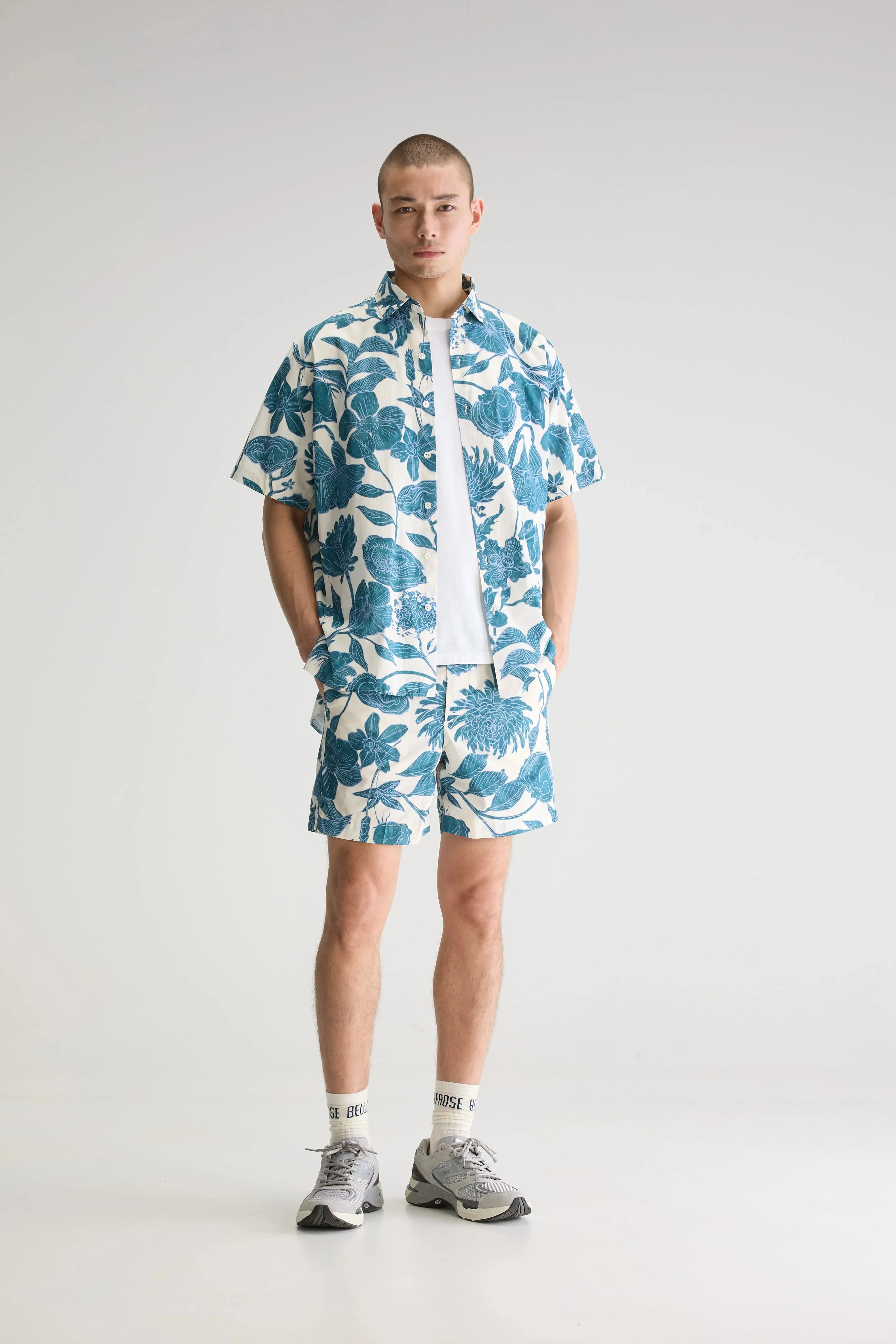 Fill relaxed shirt (251 / M / COMBO A) Night wear