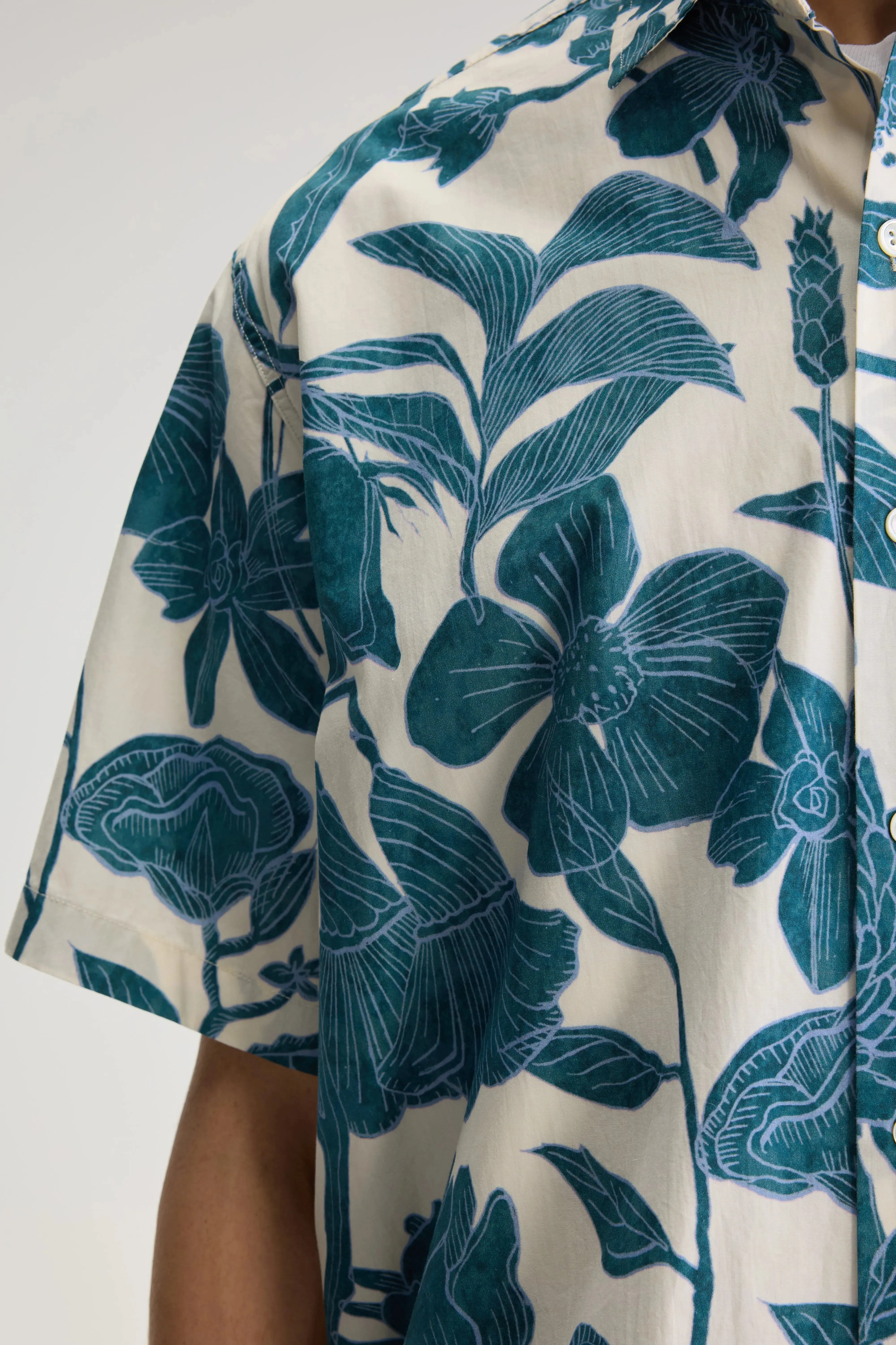 Fill relaxed shirt (251 / M / COMBO A) Night wear