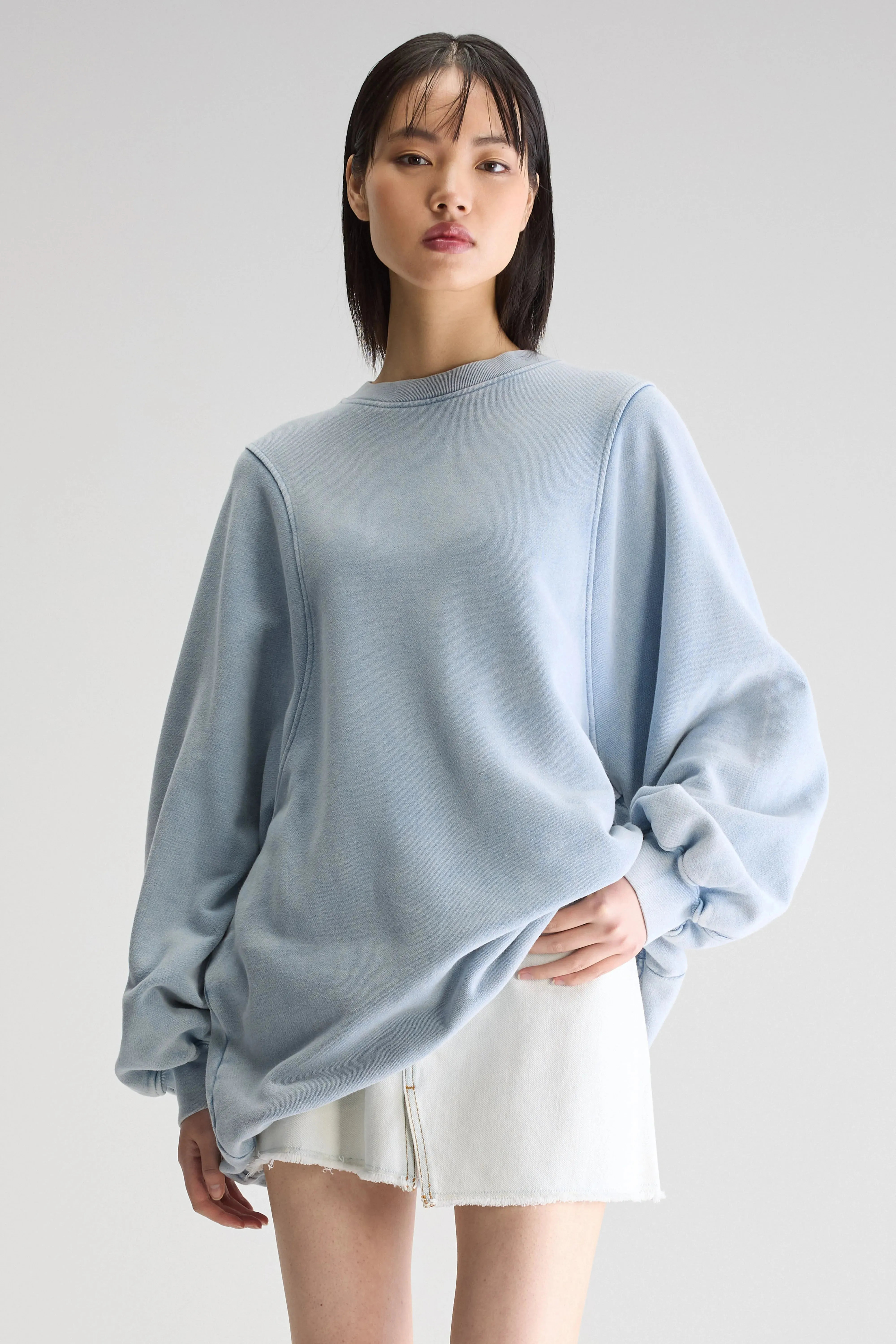 Filos sweatshirt dress (251 / W / DENIM) Easy Style