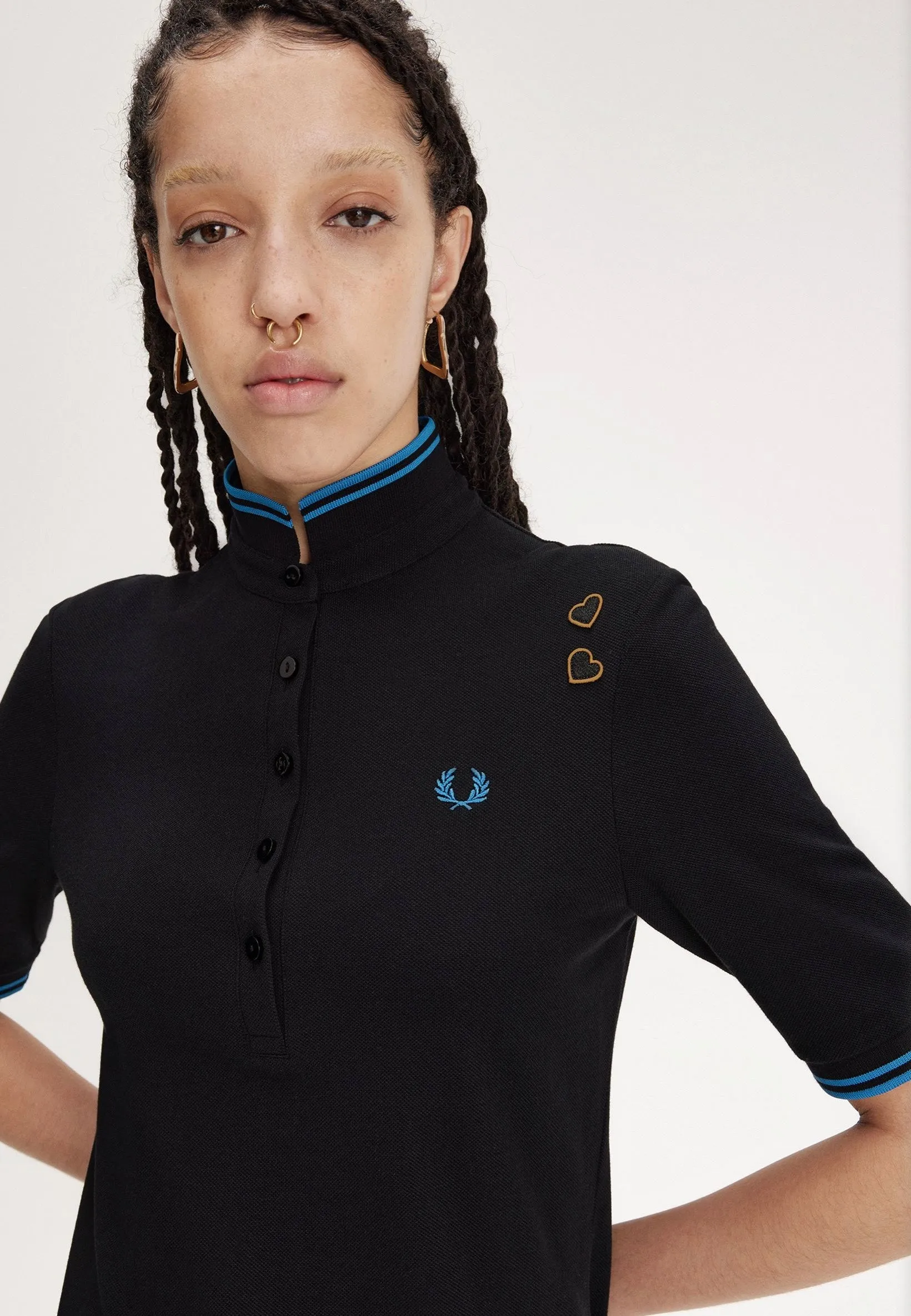 Fine Items Fred Perry x Amy Winehouse - Tipped Pique Black - Dress