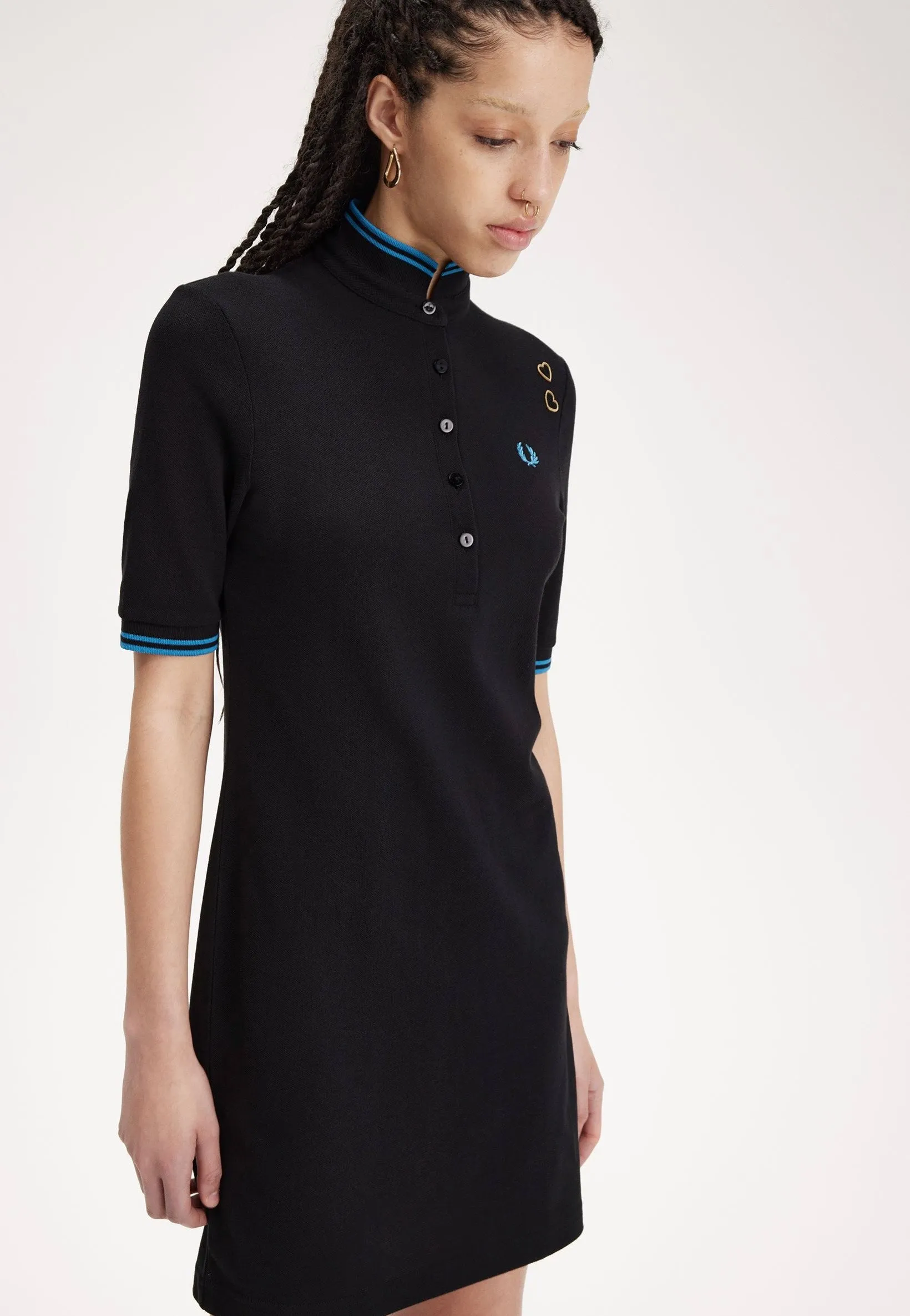 Fine Items Fred Perry x Amy Winehouse - Tipped Pique Black - Dress