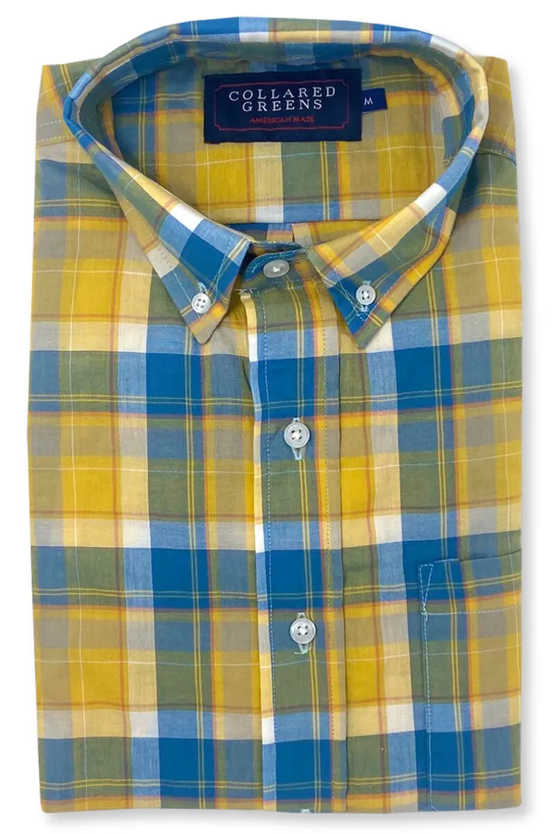 fire fest Pembroke: Brookline Button Down Shirt - Yellow