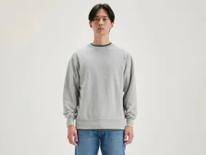 Flake crew-neck sweatshirt (242 / M / H. GREY) product bundle