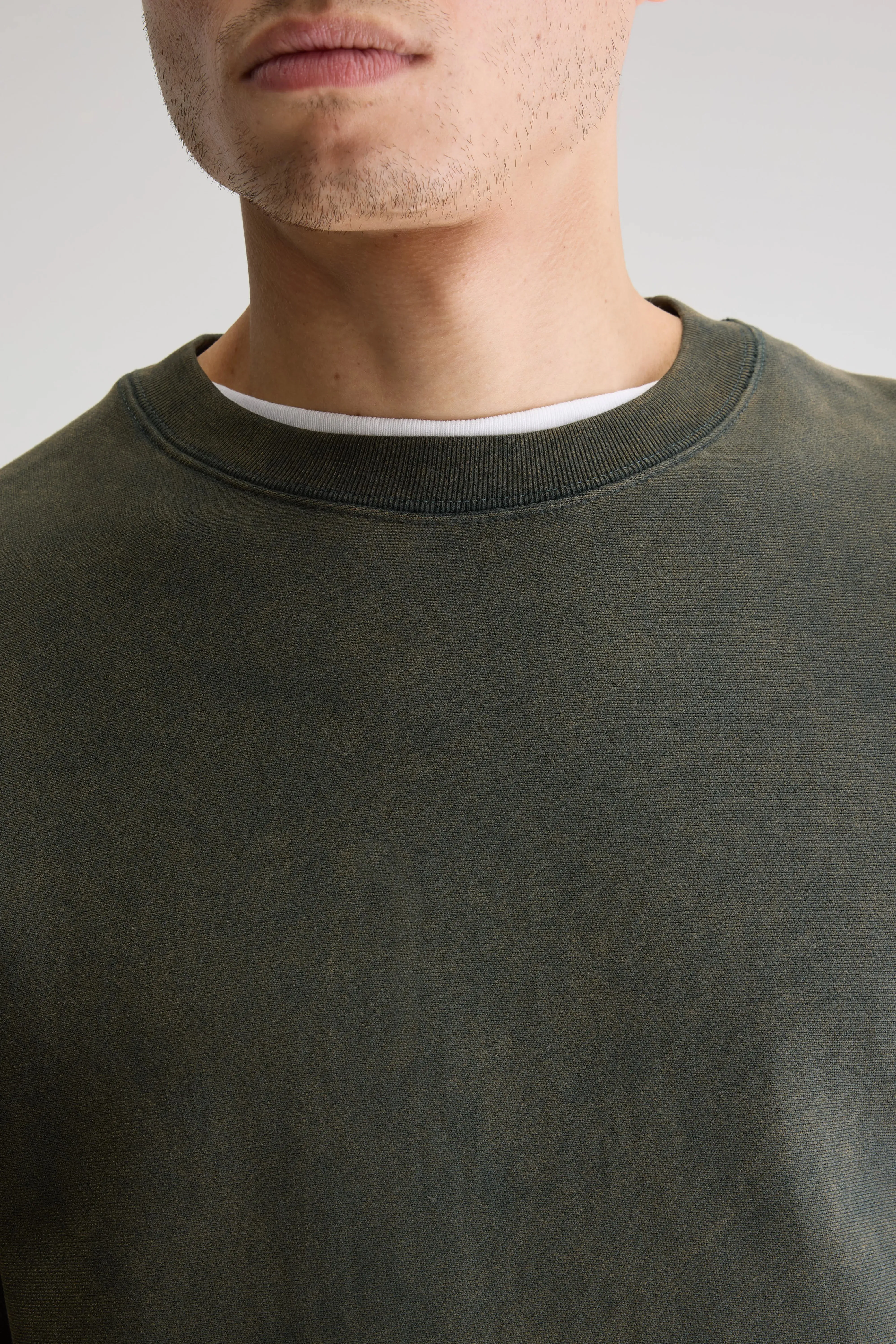 Flake crewneck sweatshirt (251 / M / JET SET) Core Cool