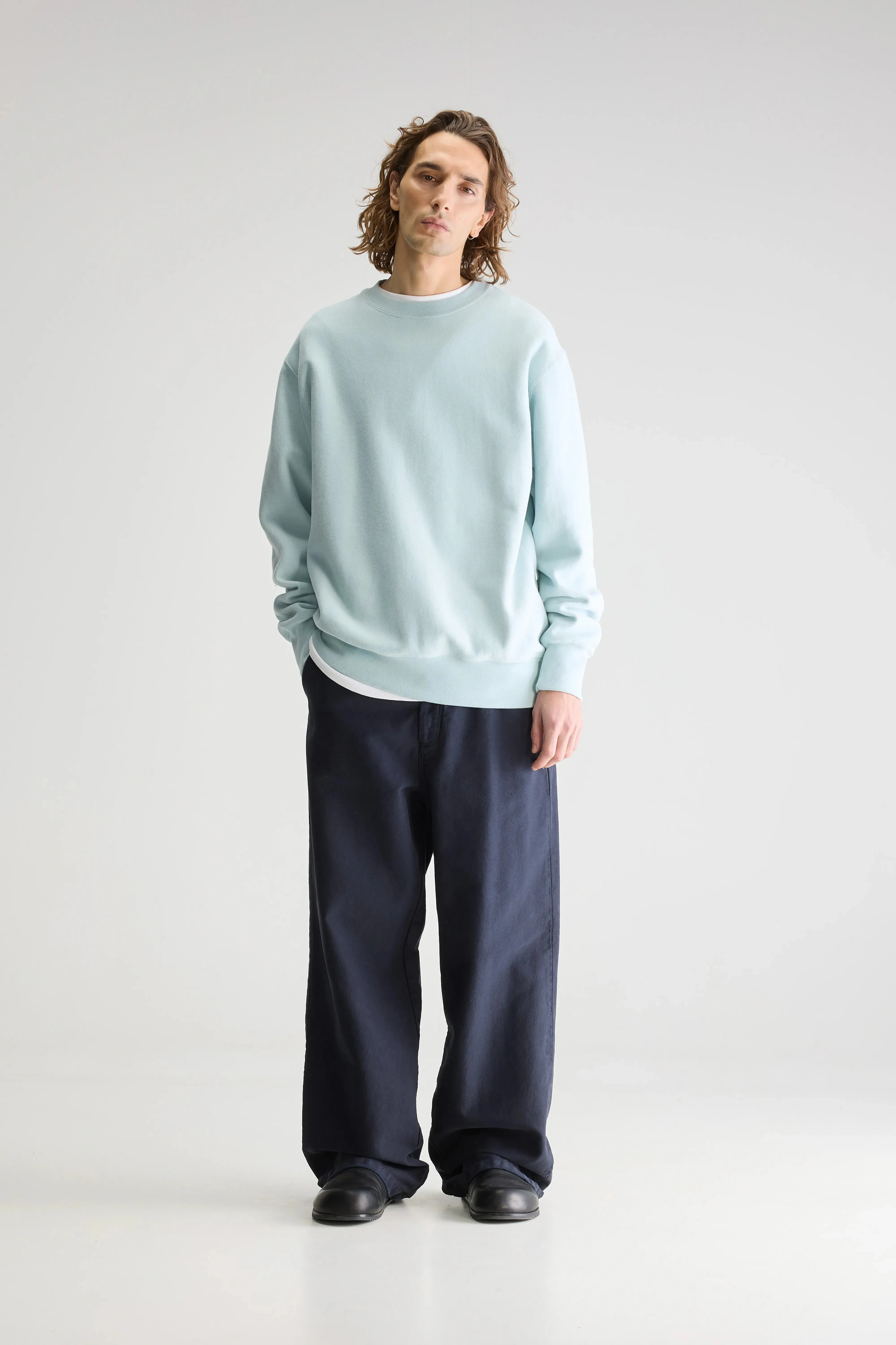 Flake crewneck sweatshirt (251 / M / POOL) Trusted brands