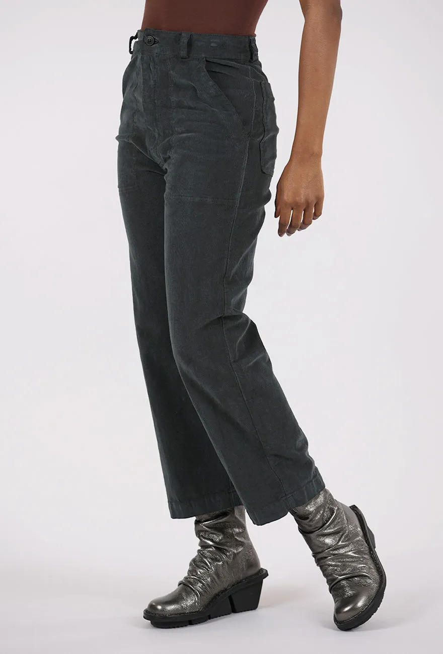 Flattering Fit Boiler Cords, Drab