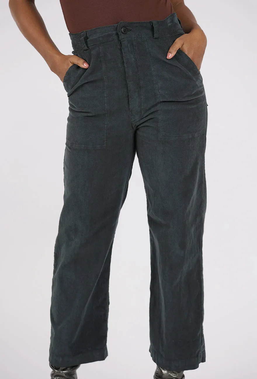Flattering Fit Boiler Cords, Drab
