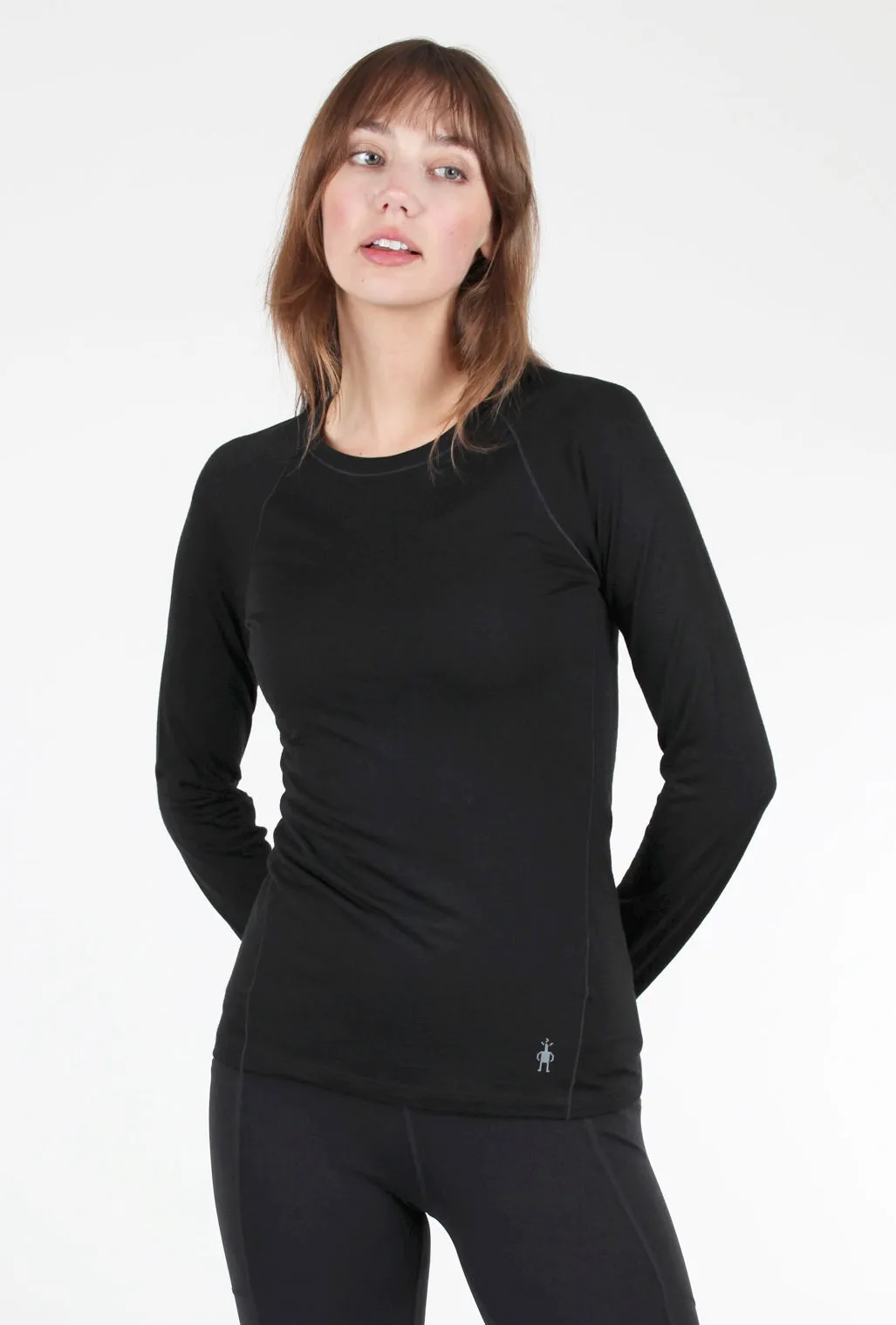 Classic All-Season Merino Base Layer, Black Hooded Design