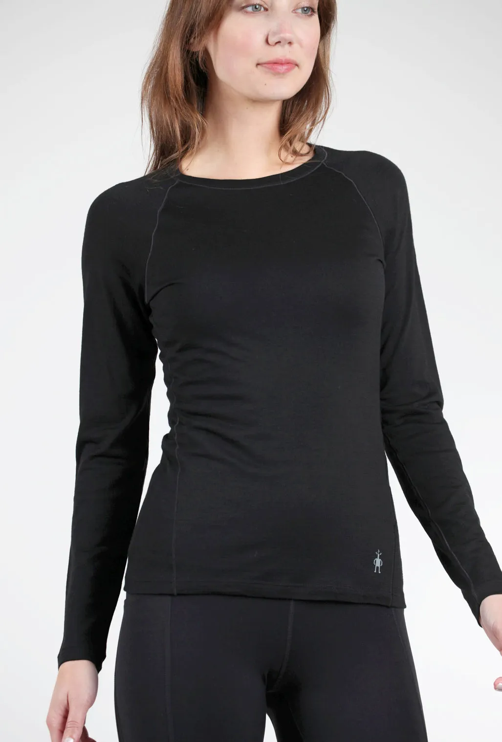 Flattering Fit Classic All-Season Merino Base Layer, Black