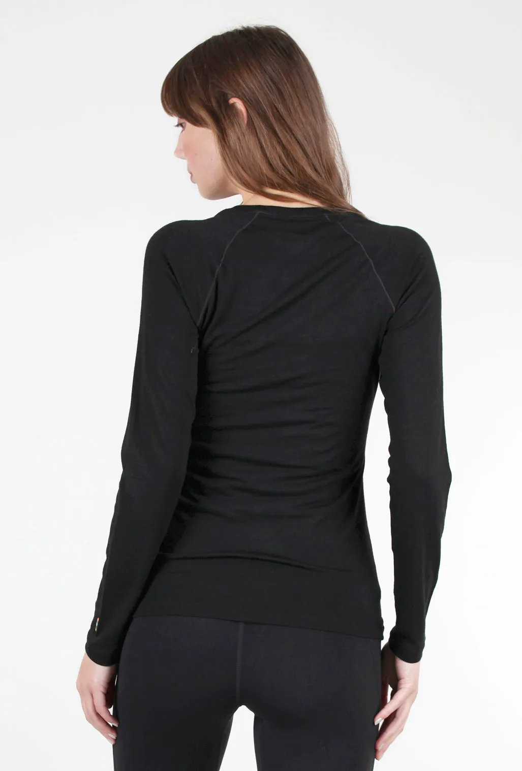 Flattering Fit Classic All-Season Merino Base Layer, Black