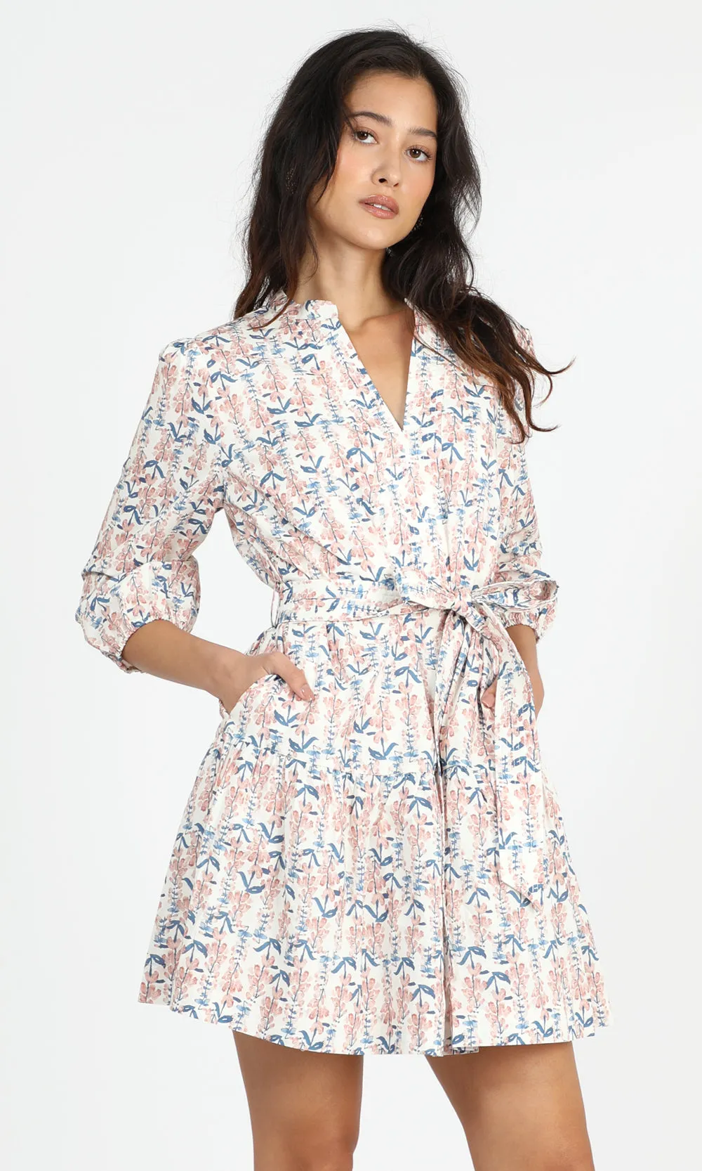 Flattering Styles Marta Pull Over Belted Dress