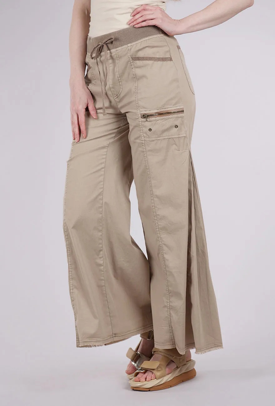 Flattering Waist Coline Wide Leg Pant, Tanglewood