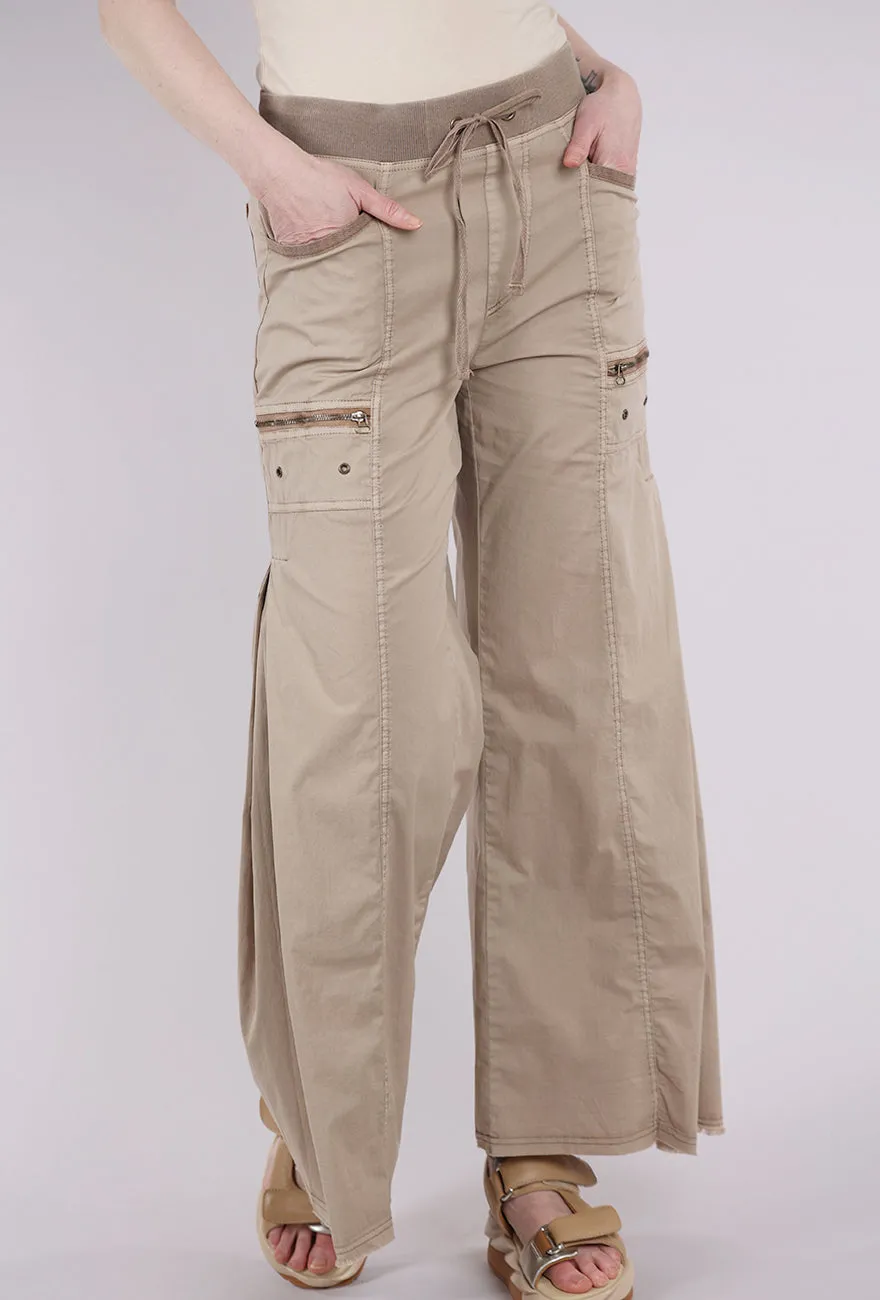 Flattering Waist Coline Wide Leg Pant, Tanglewood