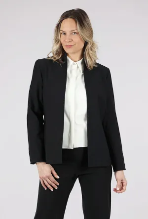 Street Fashion EF Signature Shaped Jacket, Black