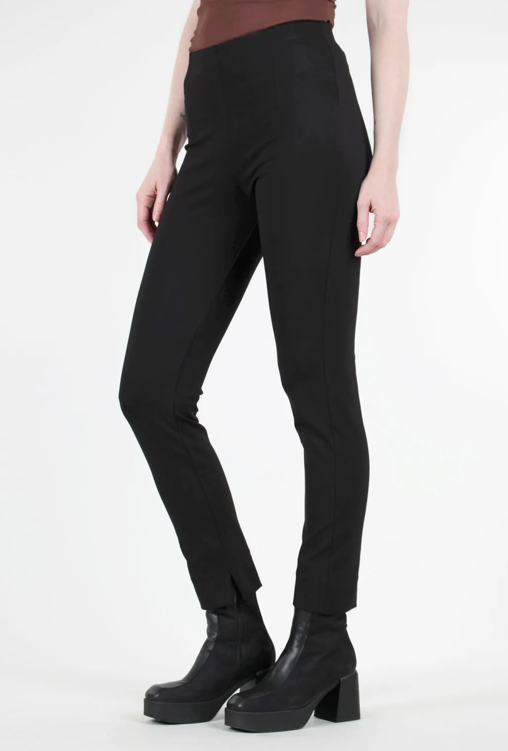 Flexible Design Ponte Knit Zani Pant, Black