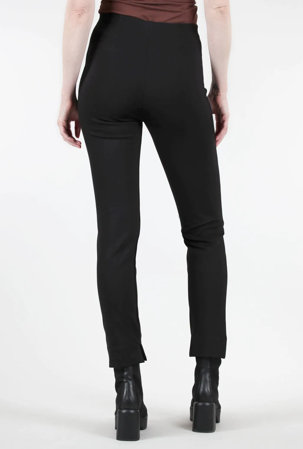 Flexible Design Ponte Knit Zani Pant, Black