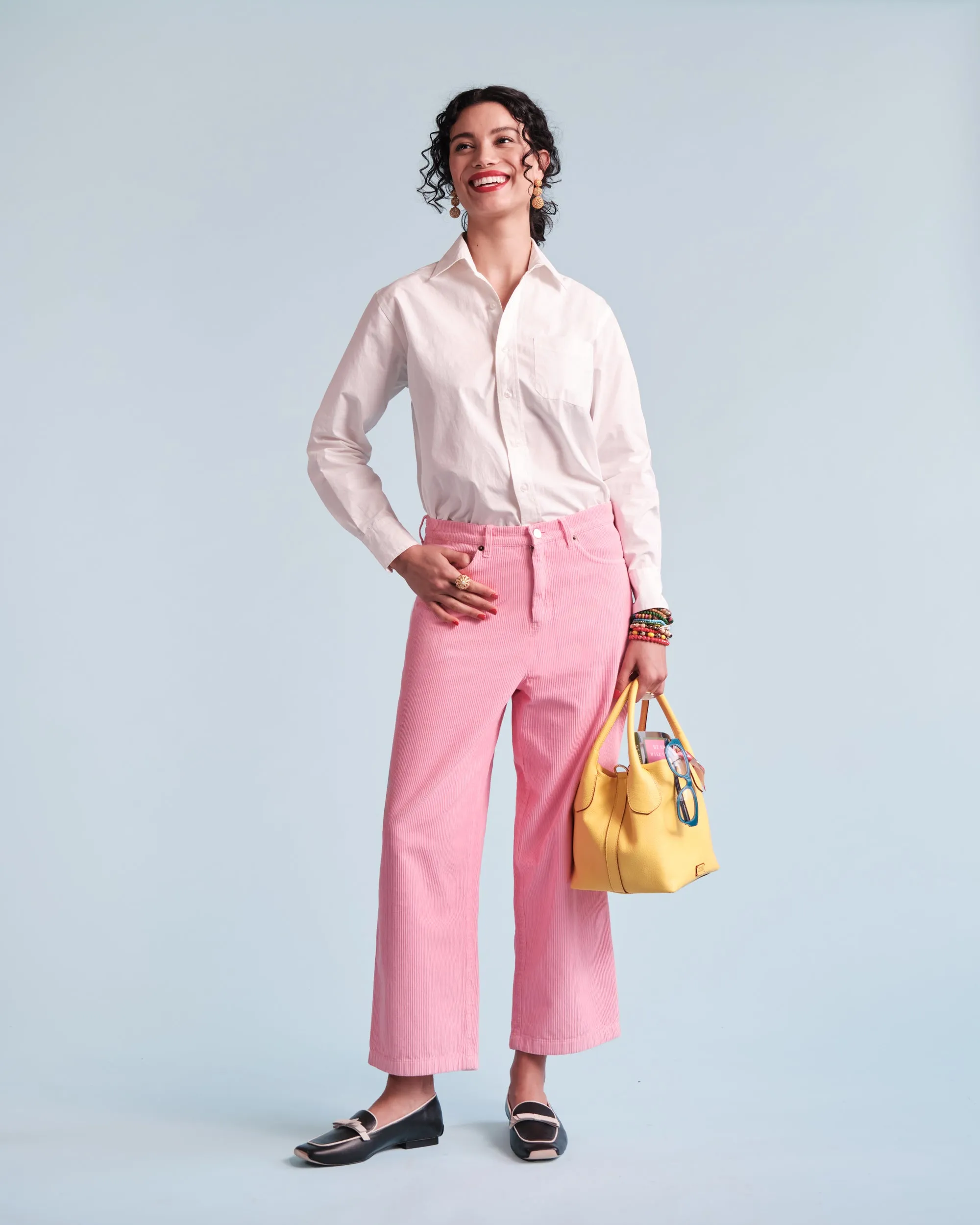 Flexible Fit Jane Corduroy Pant - Pink