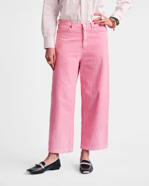 Adjustable Waist Jane Corduroy Pant - Pink