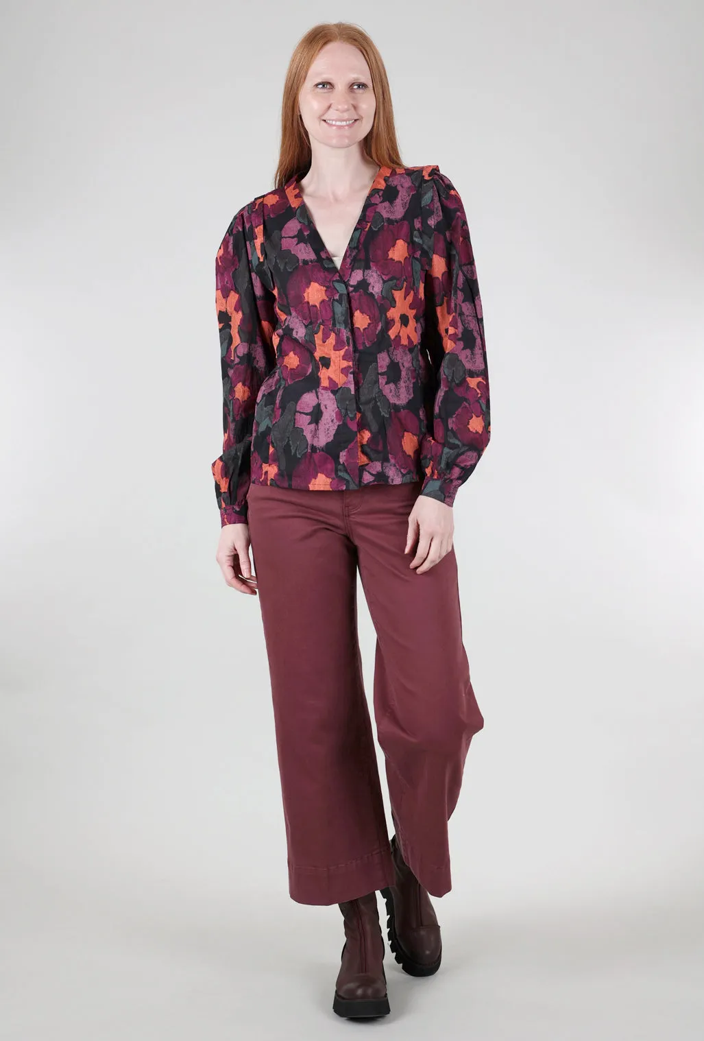 Flexible Fit Teresa Wide-Leg Ankle Jeans, Tavern