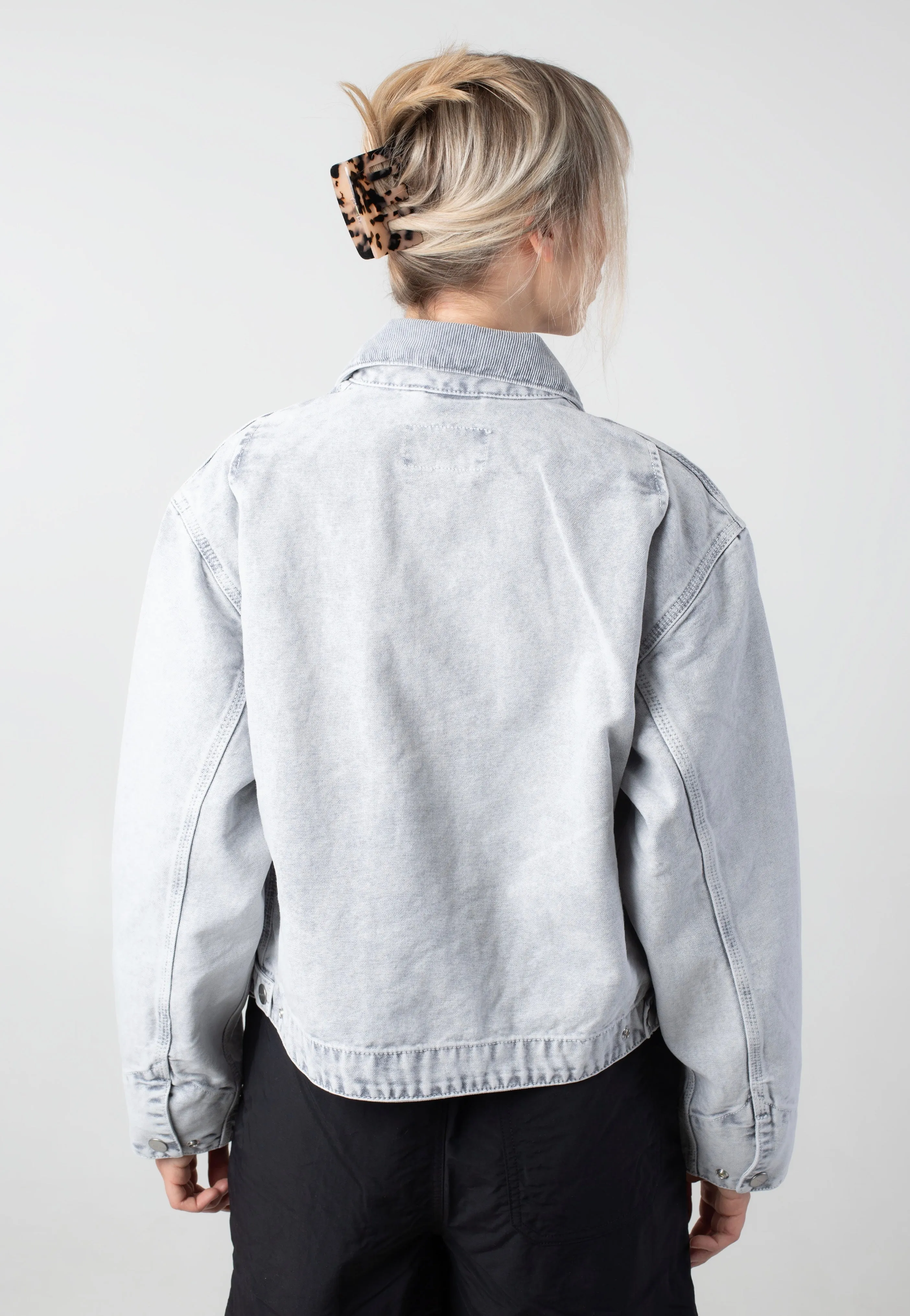 Flexible Use Carhartt WIP - W' Emery Canvas Black/Black Chalk Wash - Jacket