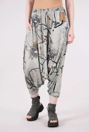 Knit Harem Pant, Sage/Camel/Black Core Style Layered Wear