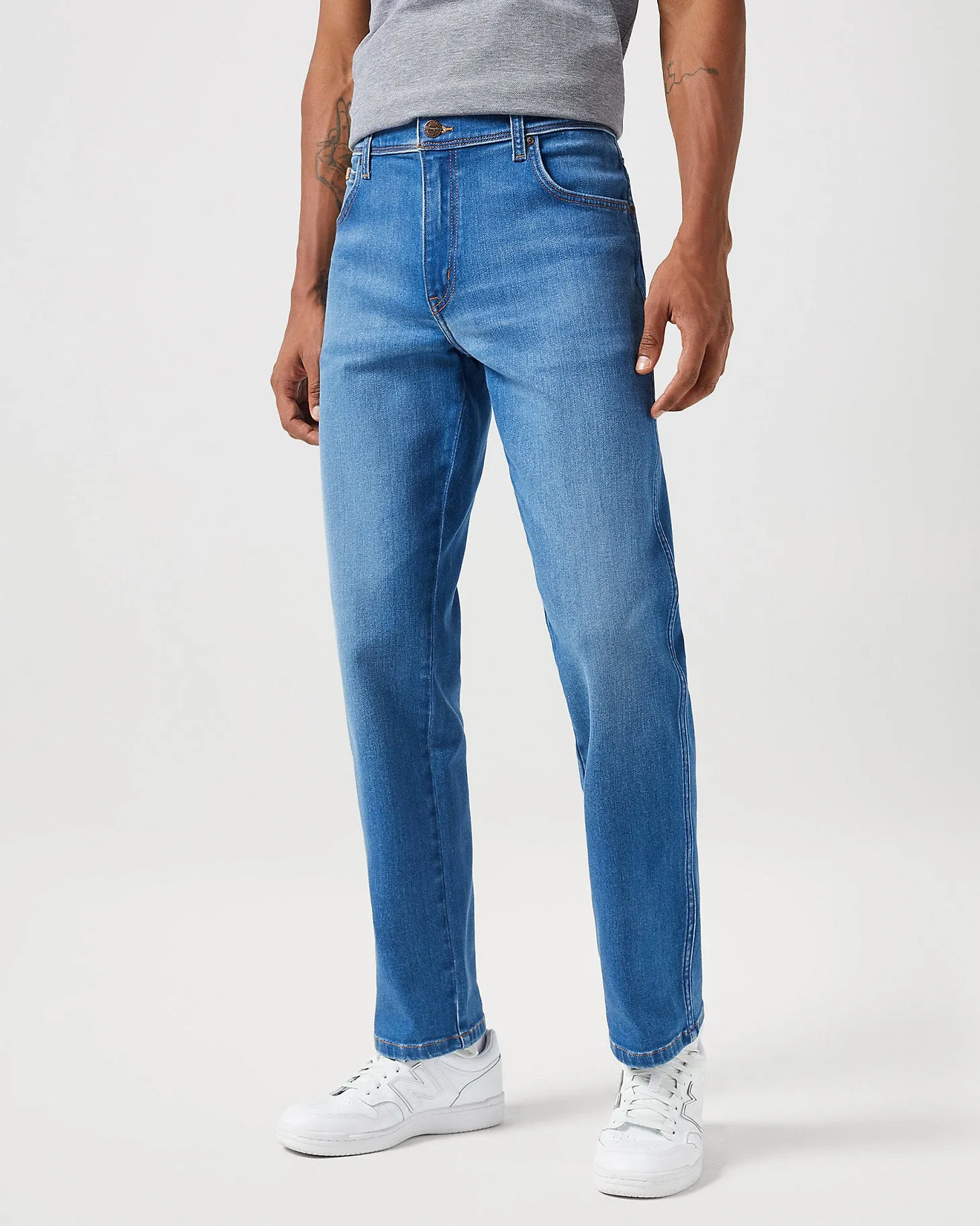 Wrangler Texas Stretch Authentic Straight Mens Jeans - Rustic | Wrangler Jeans | JEANSTORE