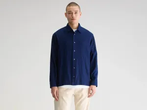 Breezy Outfit Casual Style Flip relaxed shirt (251 / M / INDIGO)