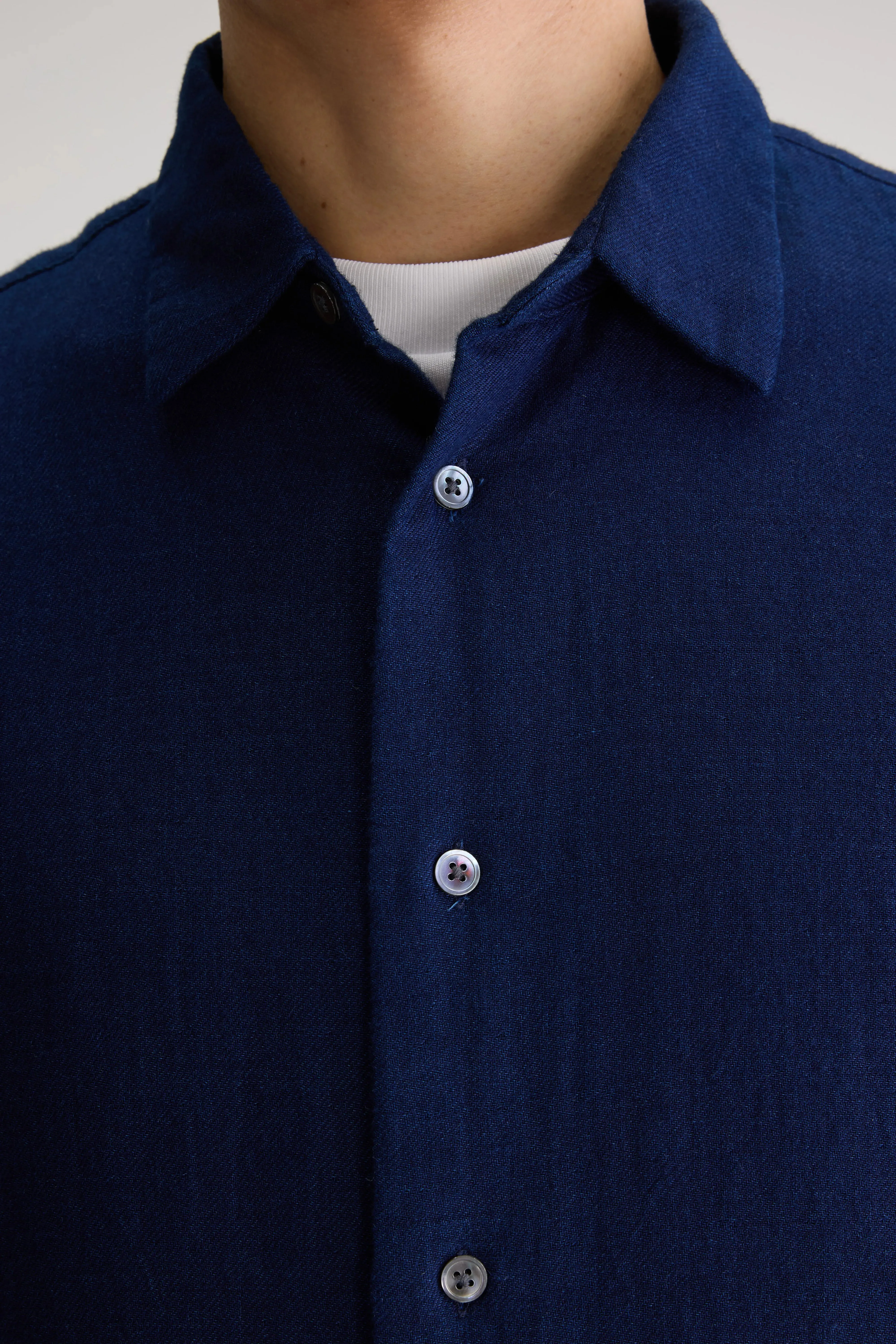 Flip relaxed shirt (251 / M / INDIGO) Day Ready Look