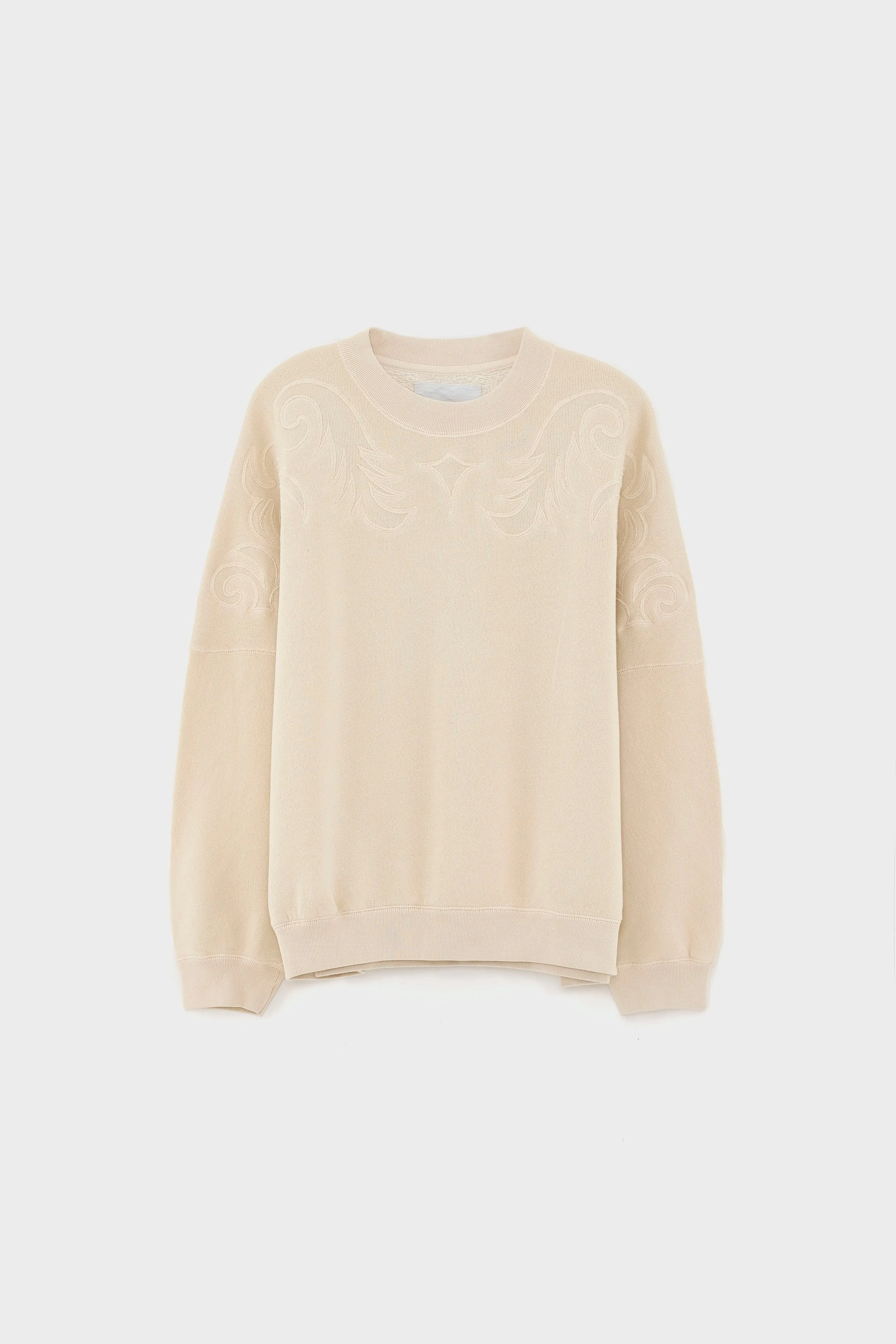 Flipo crewneck sweatshirt (251 / W / CHALK) Stand out looks