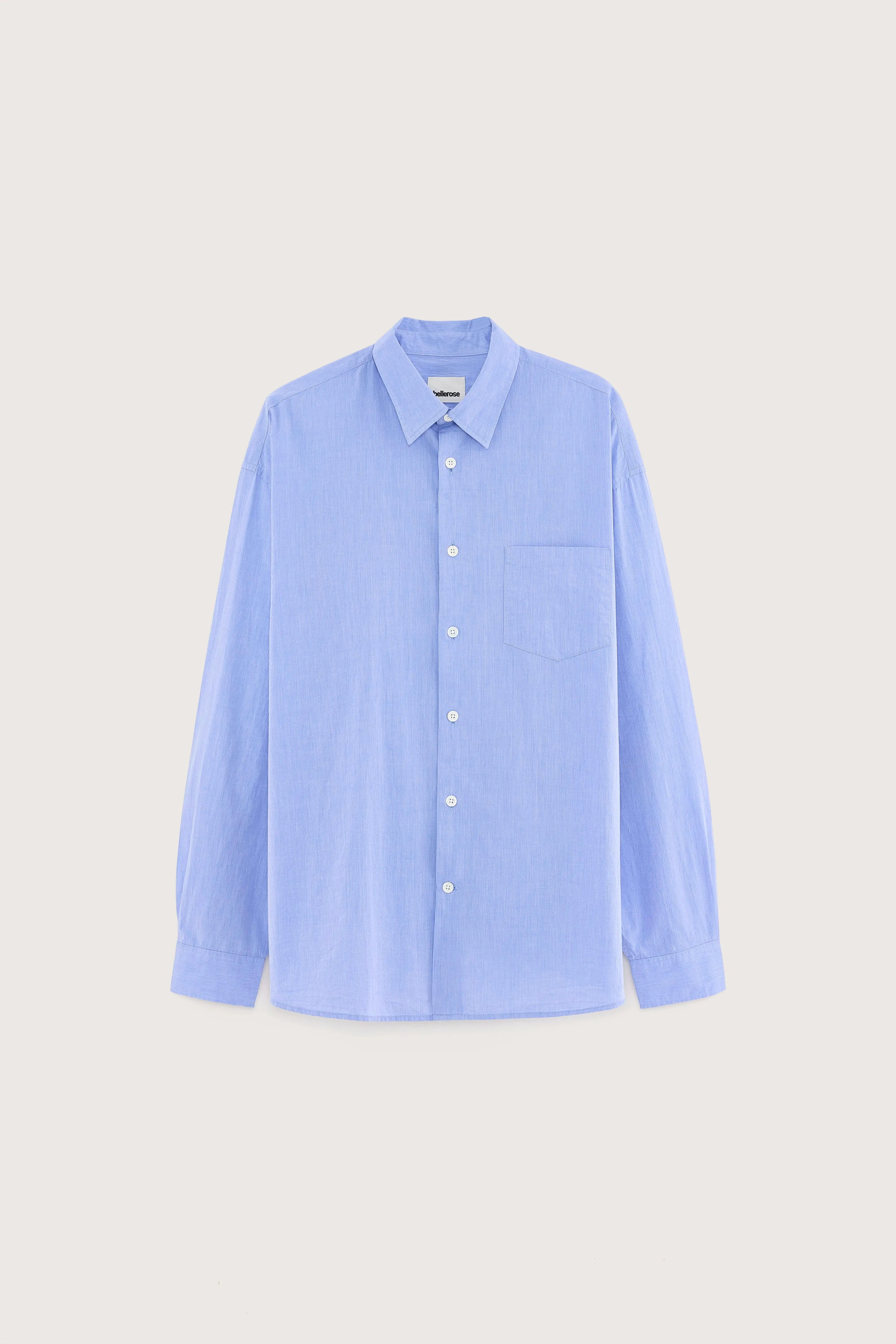 Flops shirt (251 / M / BLUE BONNET) Flowing Touch